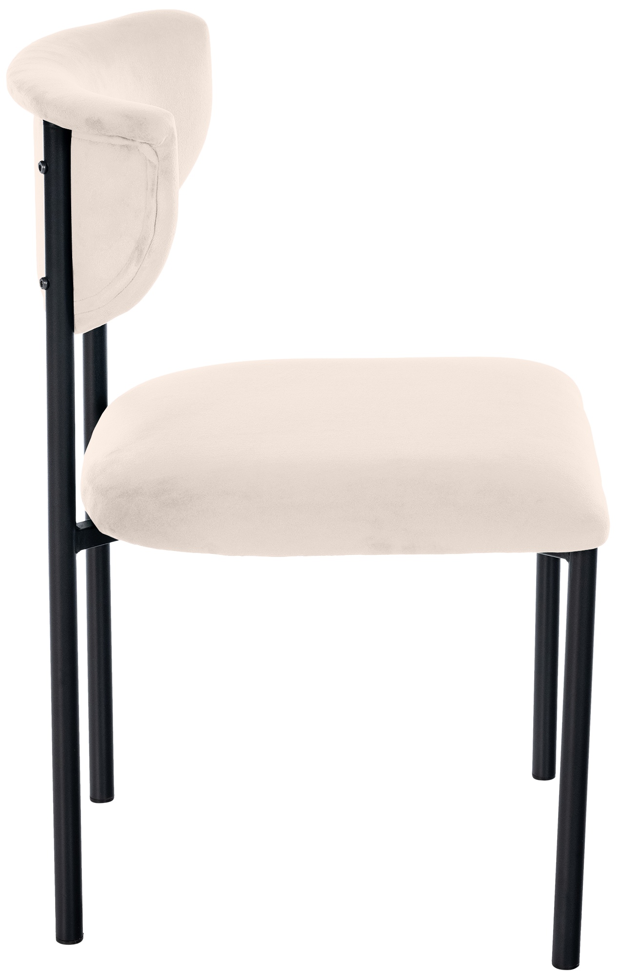 Set van 2 eetkamerstoelen Gambell fluweel
