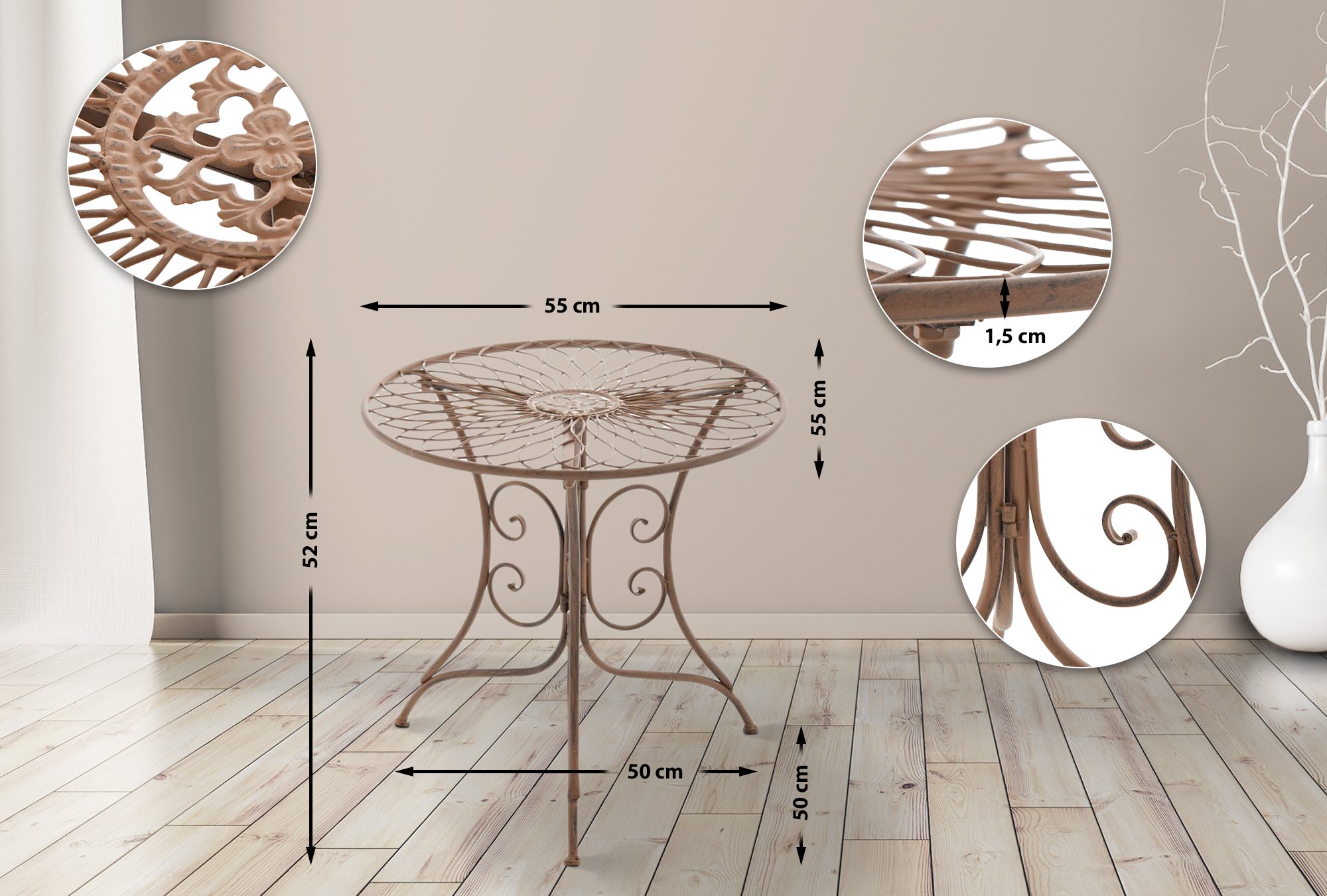 Bijzettafel Ariano