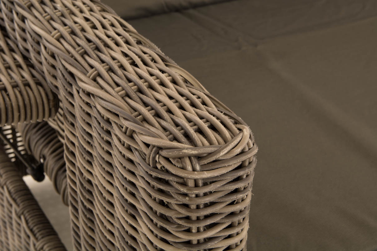 Wicker Loungebank ANCONA 5mm