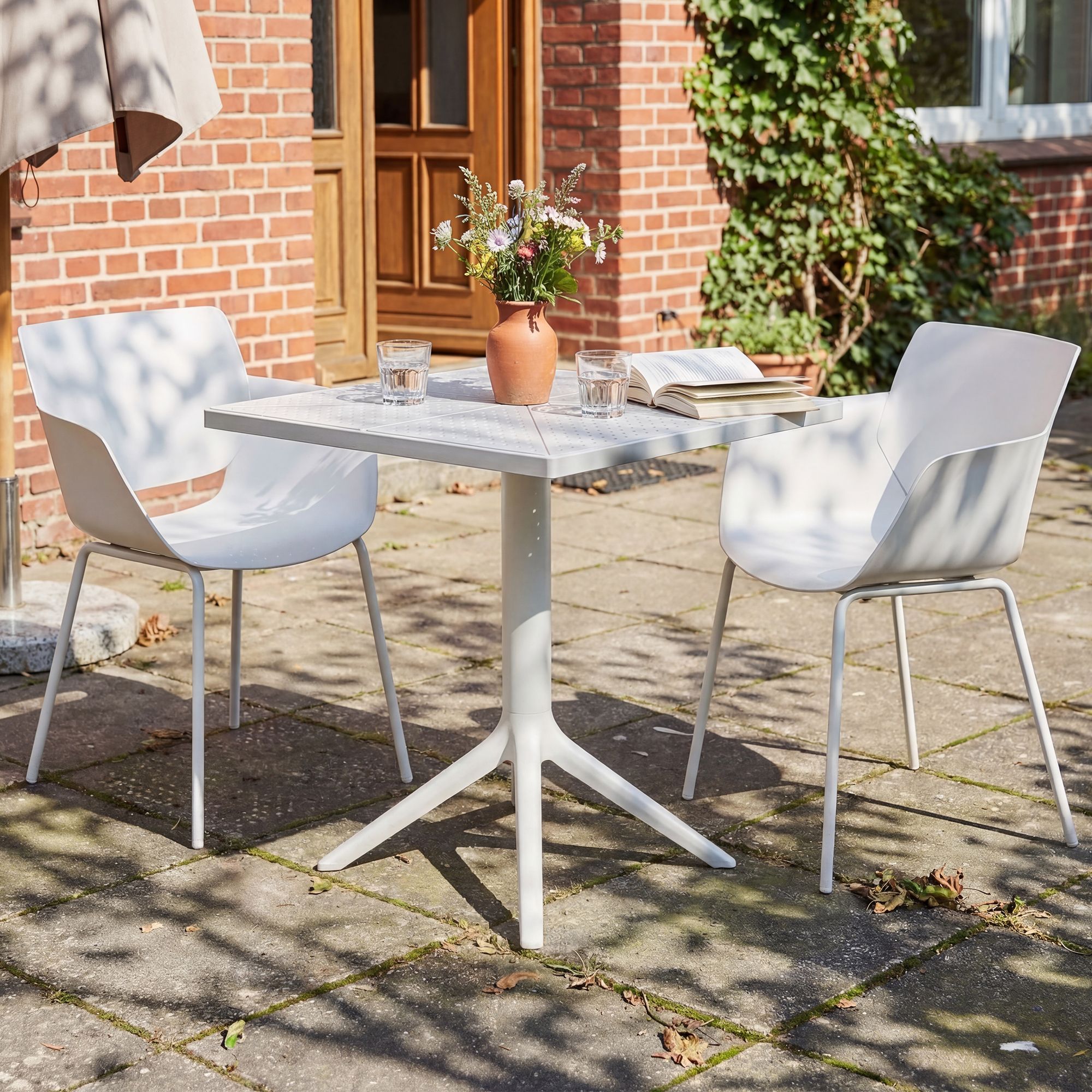 Tuinmeubelset Norva met 2 stoelen