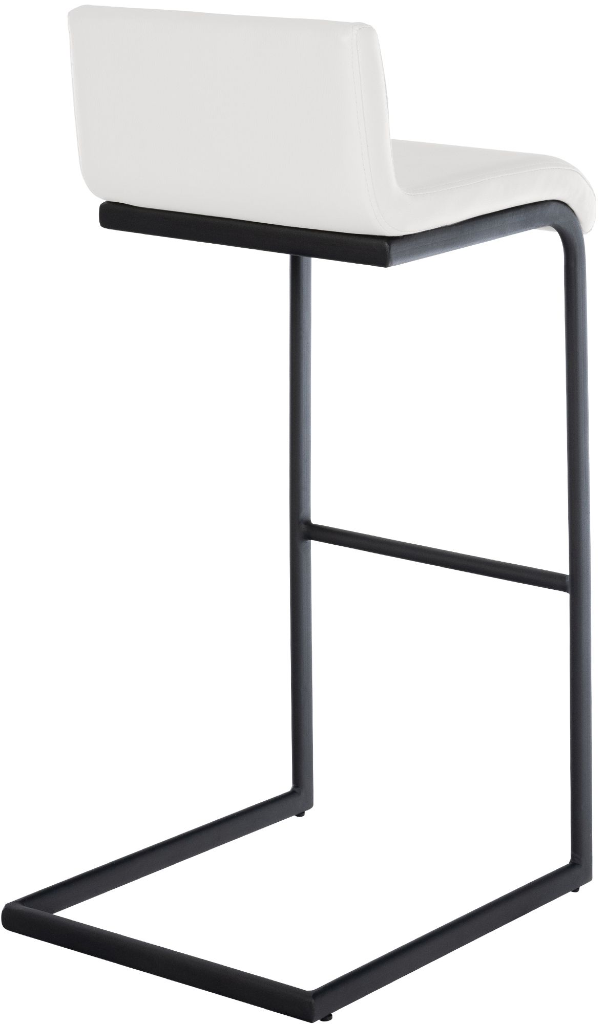 Set van 2 barkrukken Newport zwart metalen frame