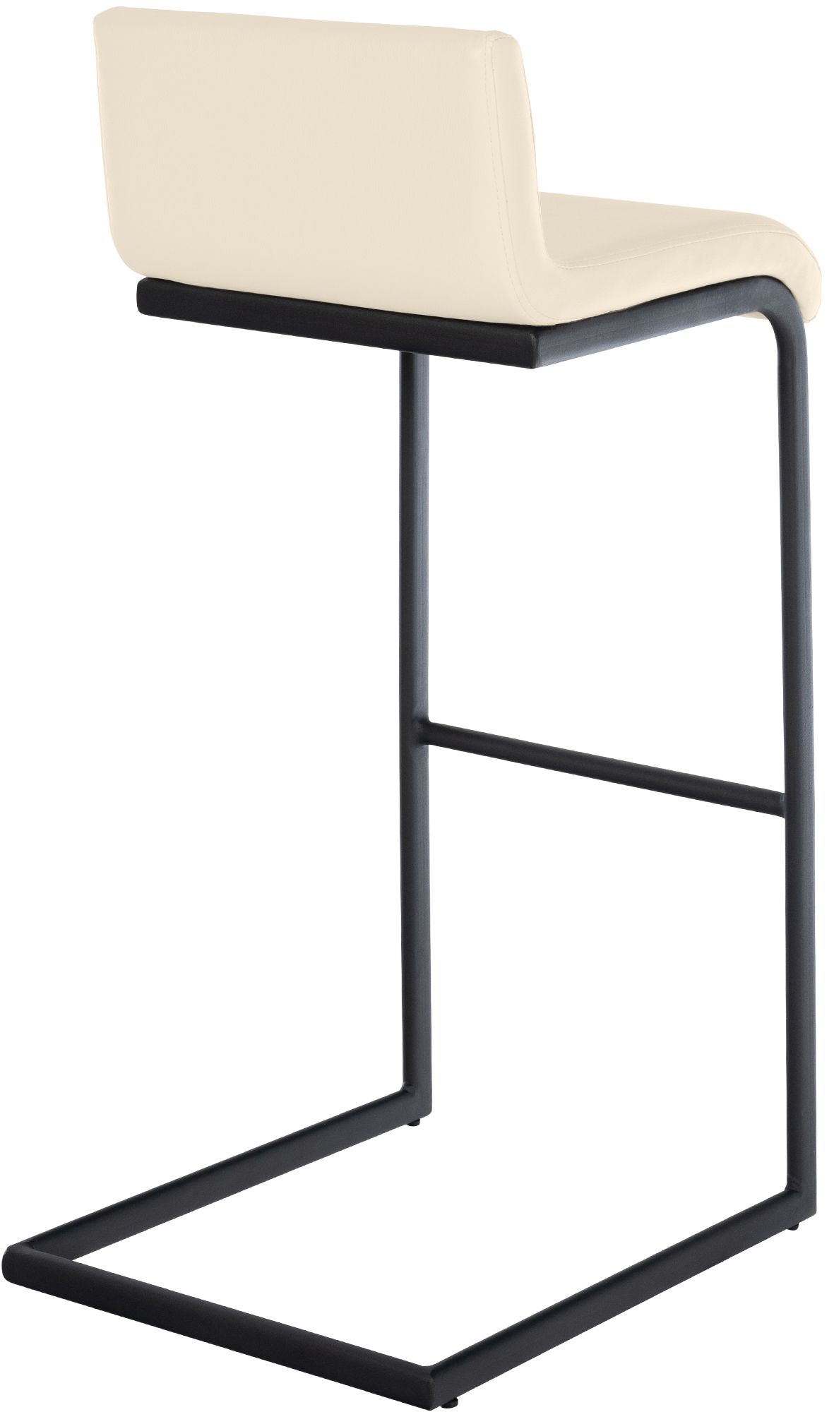 Set van 2 barkrukken Newport zwart metalen frame