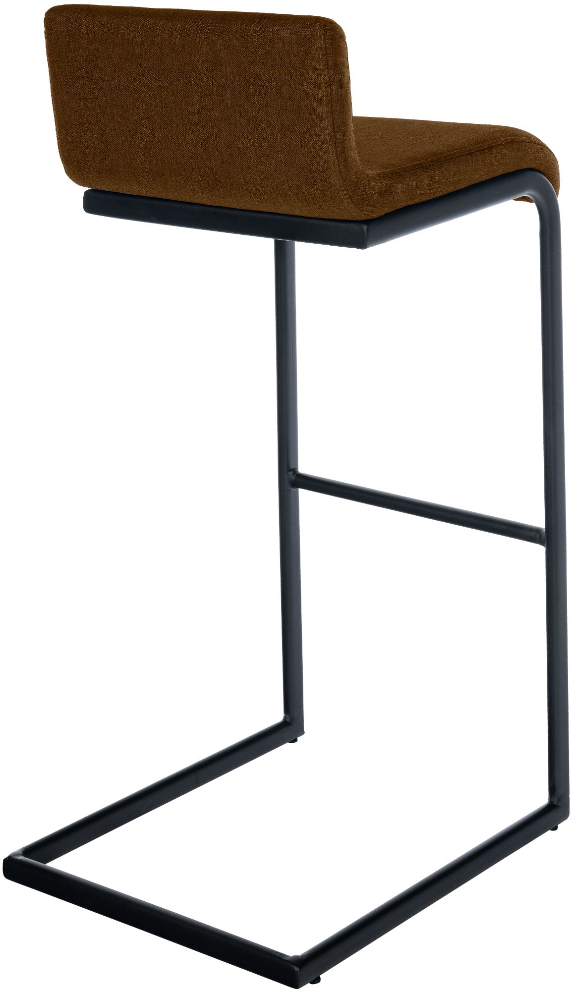 Set van 2 barkrukken Newport zwart metalen frame