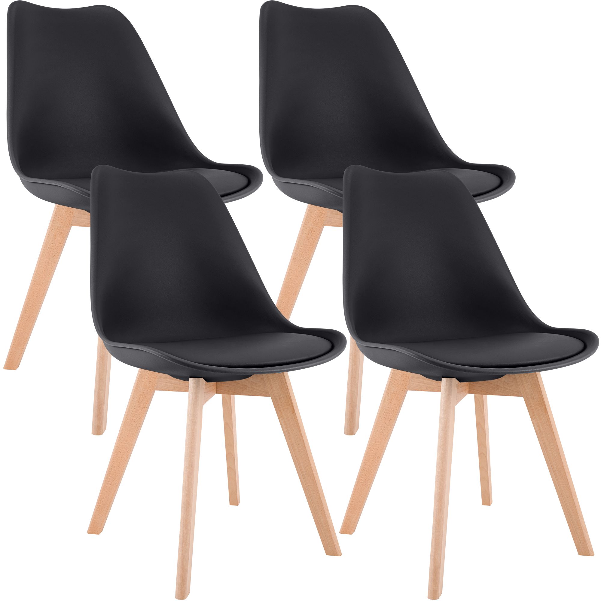 Set van 4 eetkamerstoelen Linares
