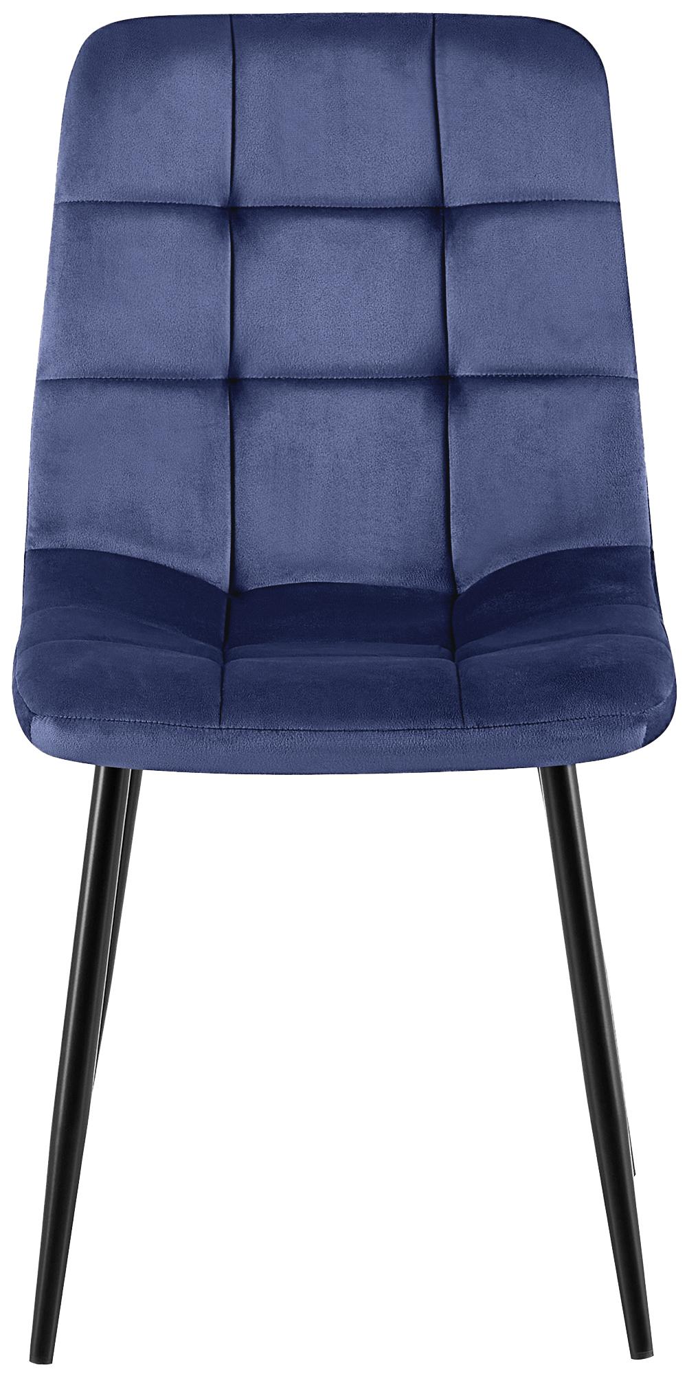 Set van 4 Eetkamerstoelen Antibes Fluweel