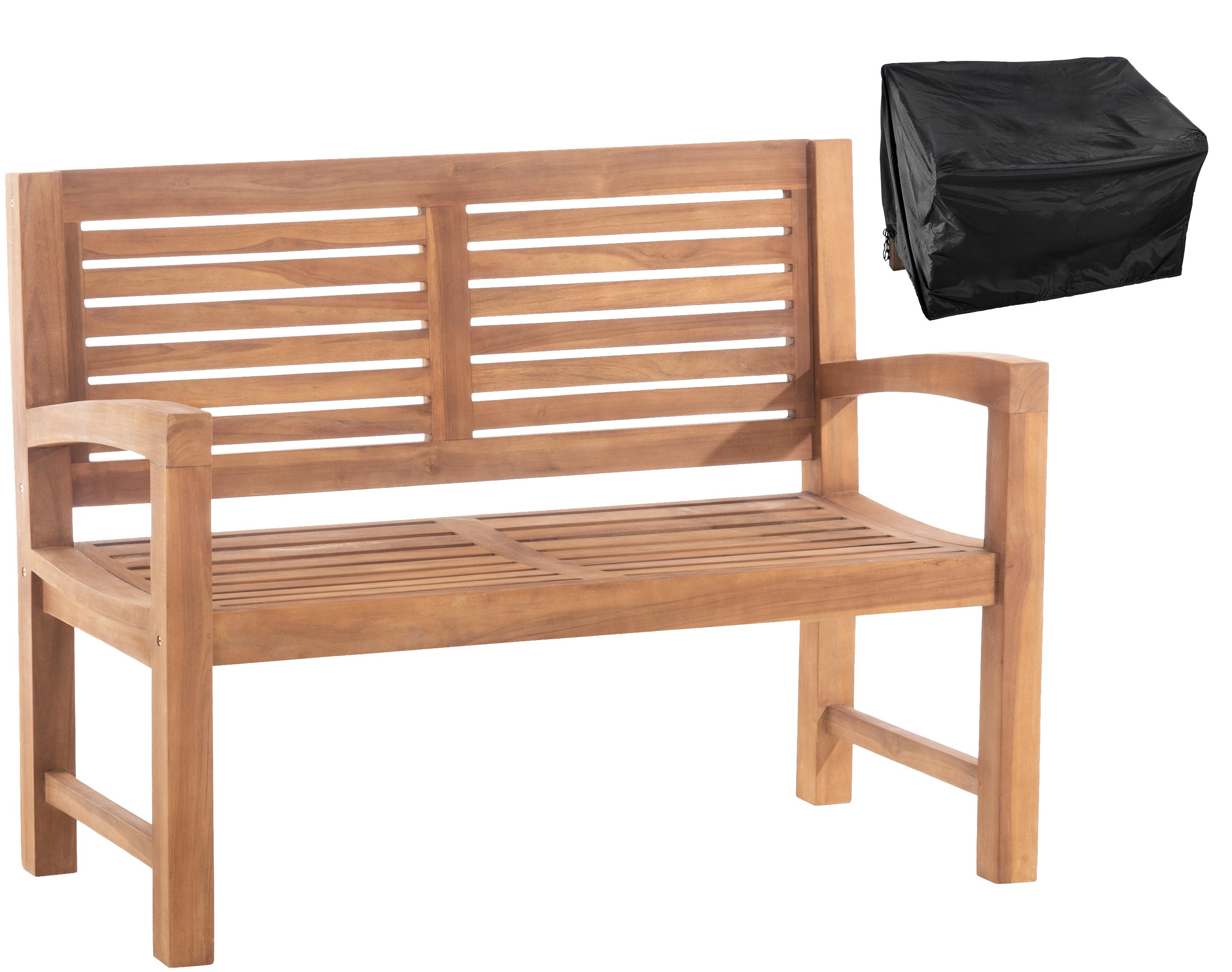 Tuinbank 120 cm met hoes
