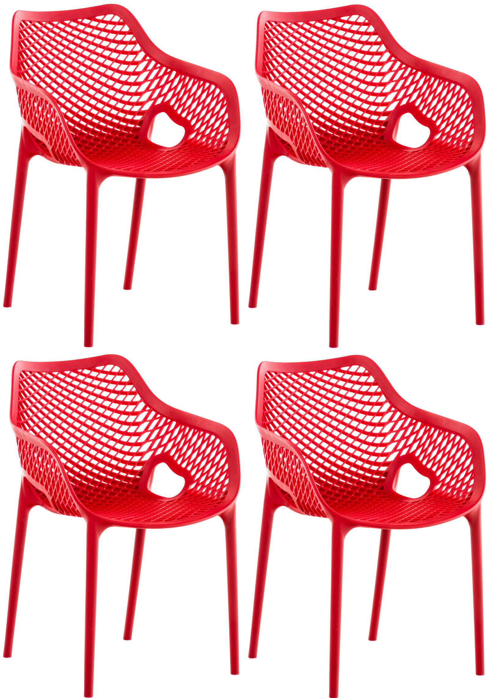 4-delige set stoelen Air XL