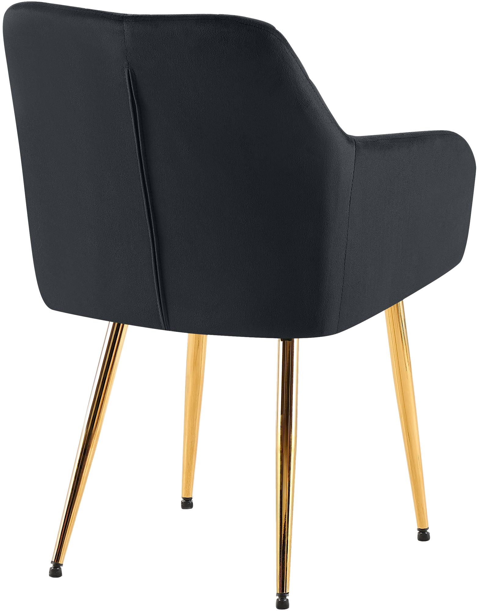 Set van 2 eetkamerstoelen Monett fluweel