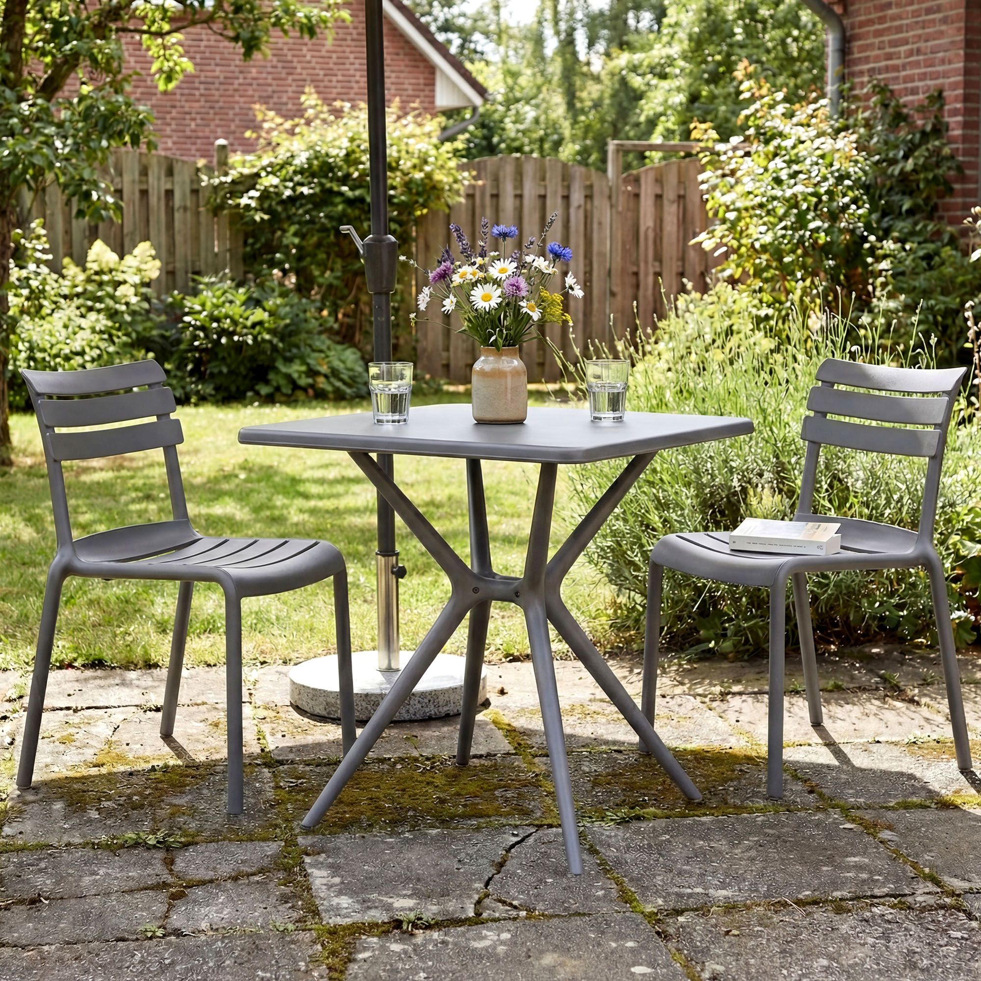 Tuinset Vela met 2 stoelen