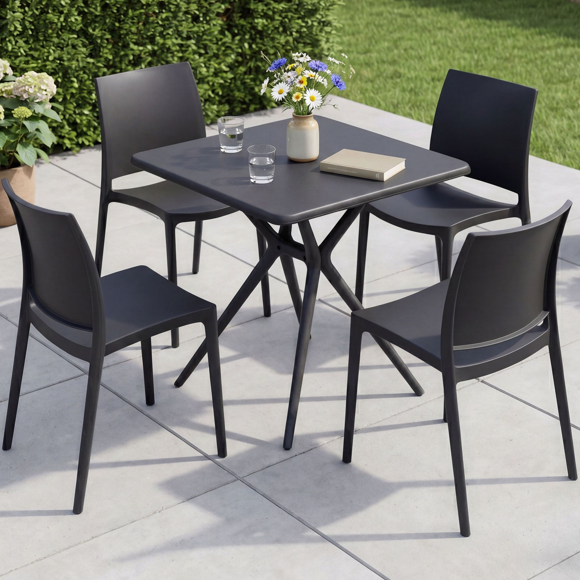 Tuinset Amino met 4 stoelen