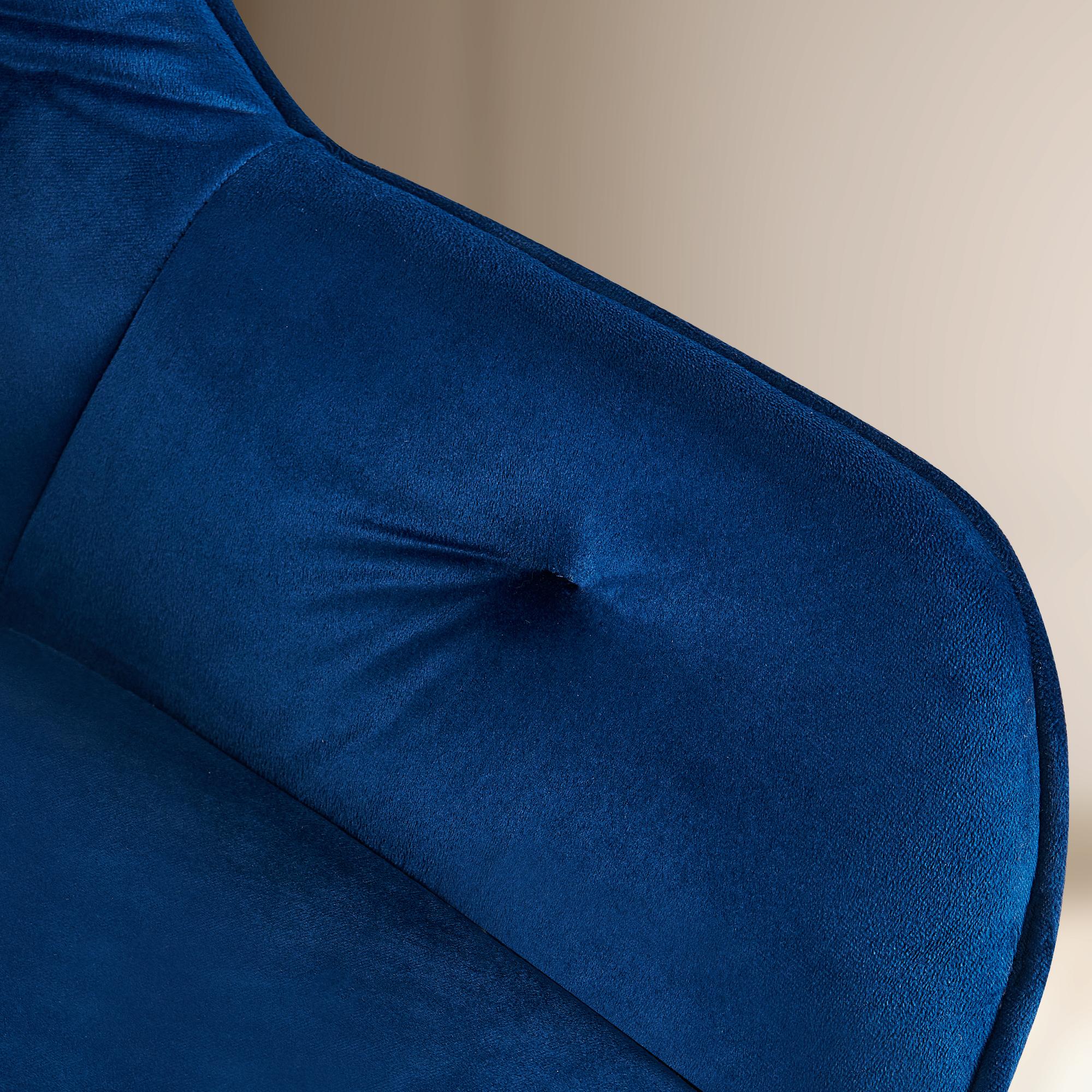 Eetkamerstoel Cassis met fluwelen bekleding