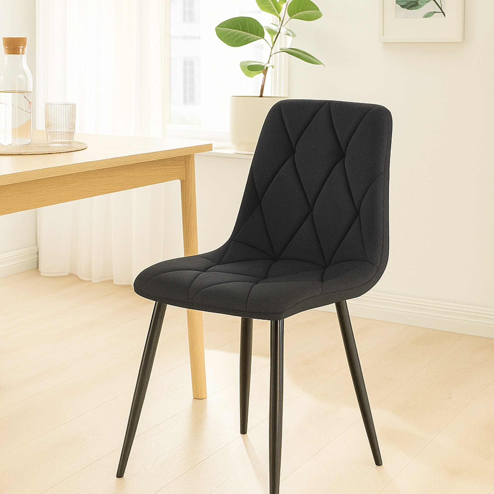 Set van 2 Eetkamerstoelen Clairton