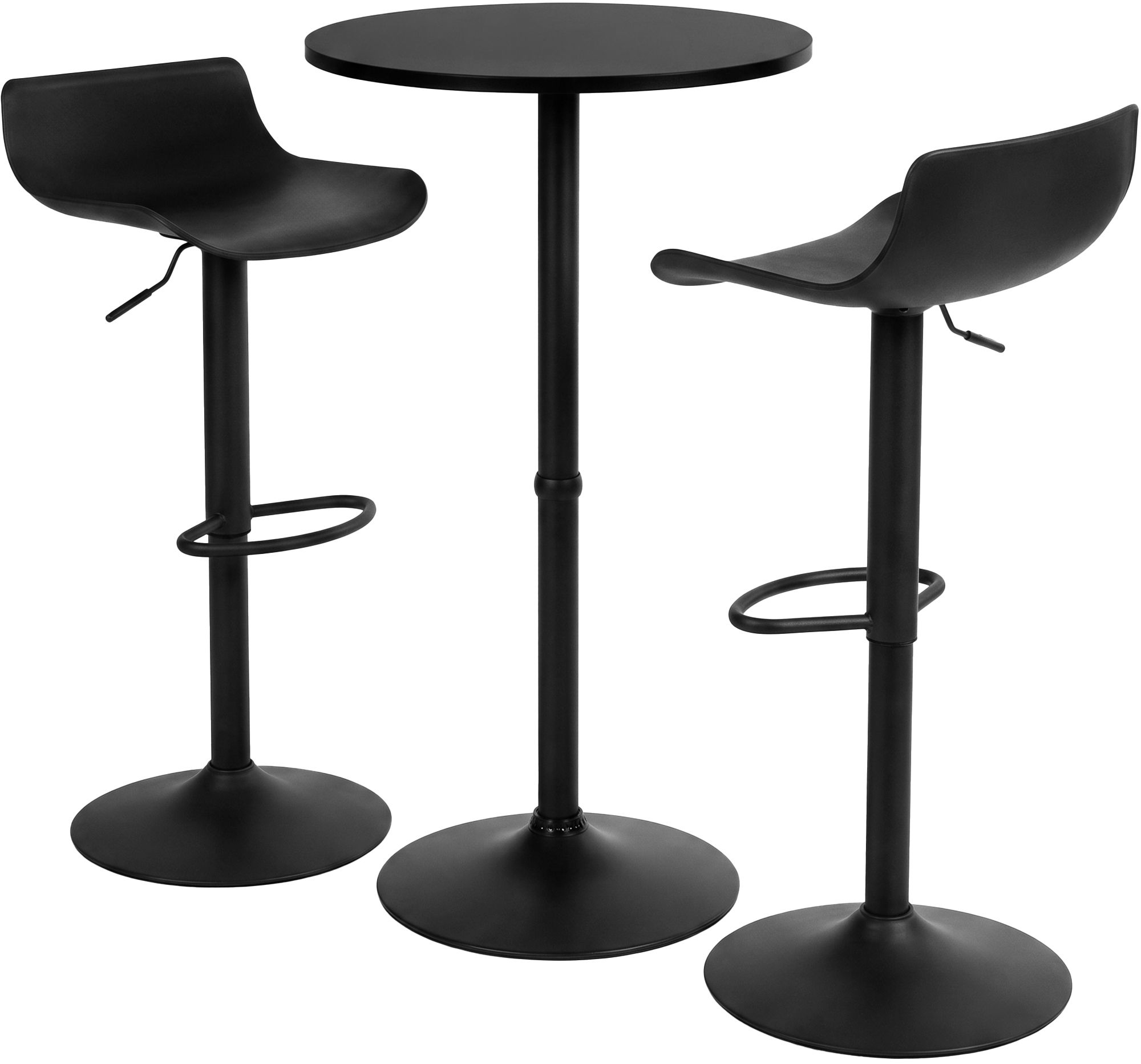 Bartafelset Fernie met 2 barkrukken