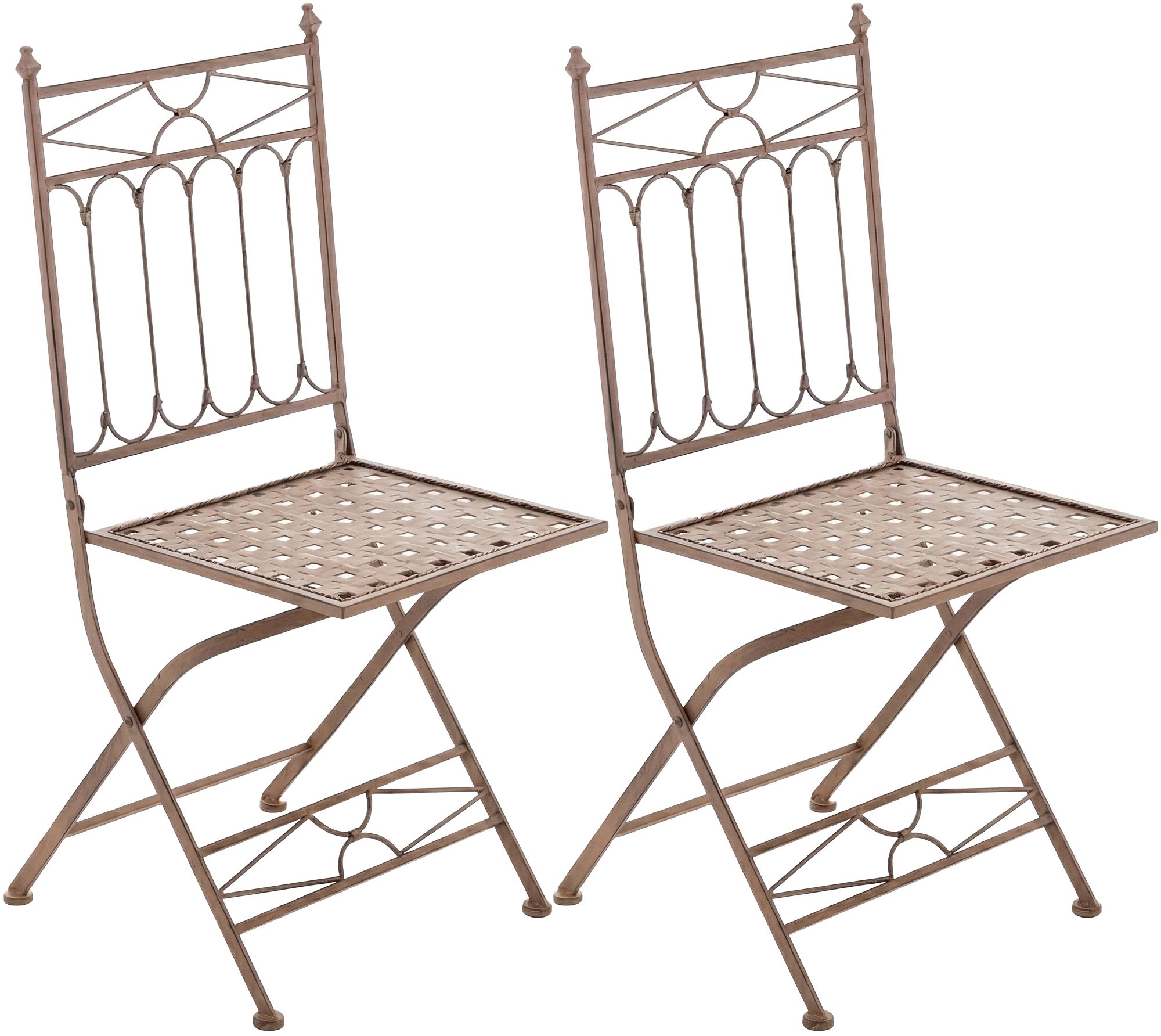 Set van 2 opvouwbare tuinstoelen Asina