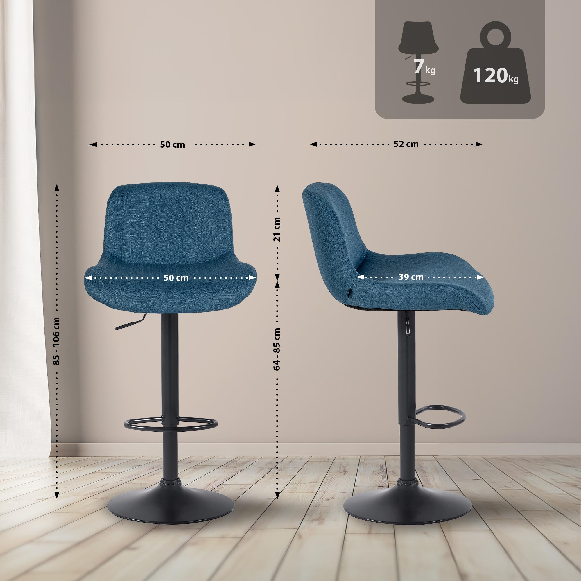 Barkruk Solon zwart
