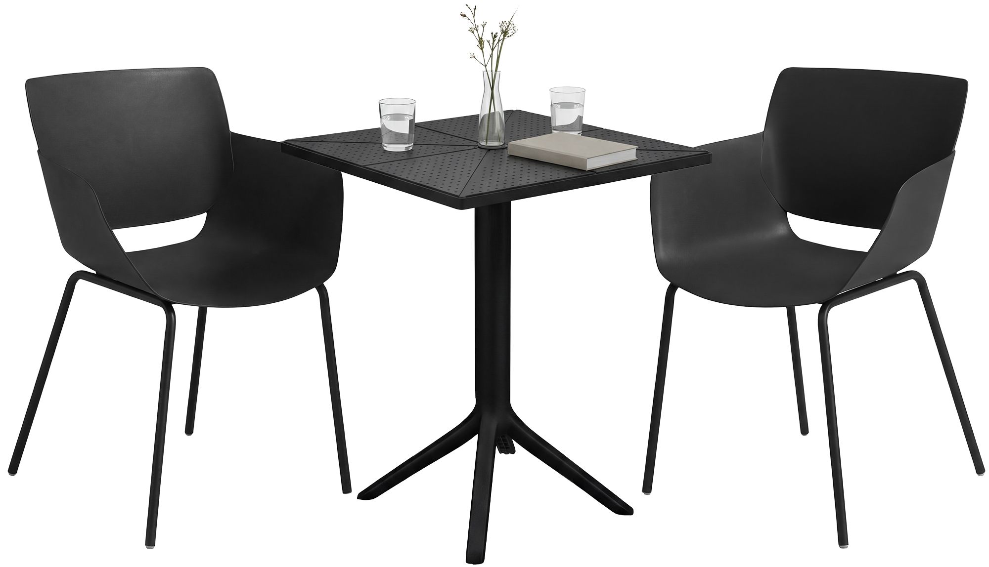 Tuinmeubelset Norva met 2 stoelen