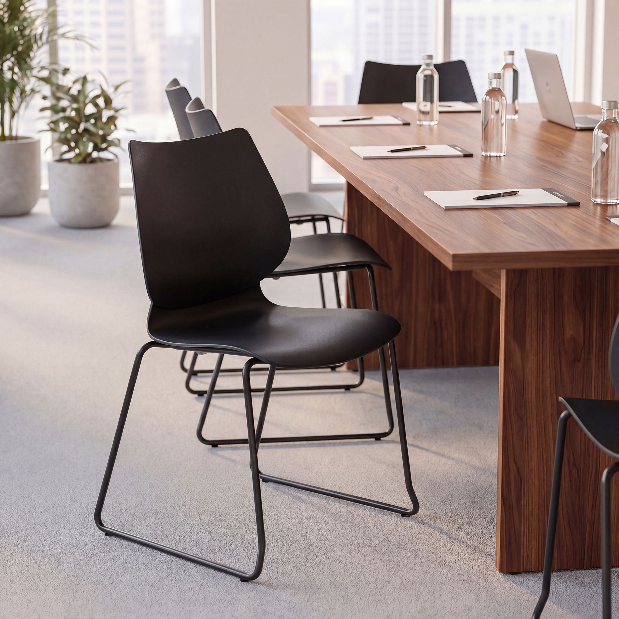 Set van 2 Eetkamerstoelen Houma
