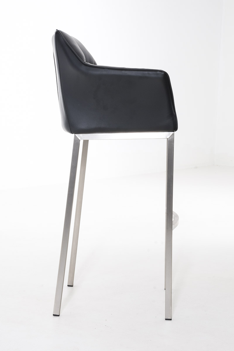 Barkruk Damaso Kunstleer met Vierpootsframe
