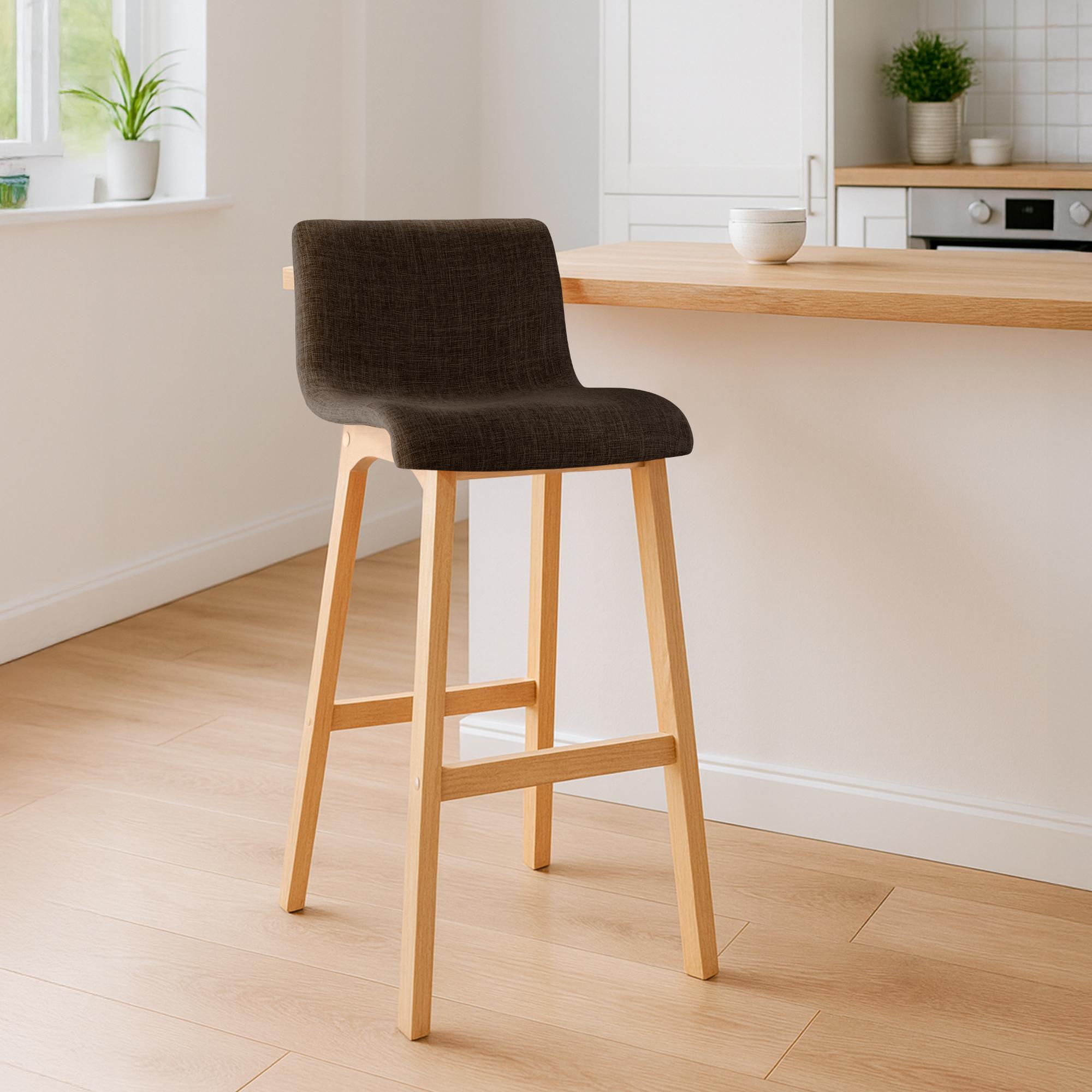 2x Barkruk Hover Stof 4-Pootsframe Natura