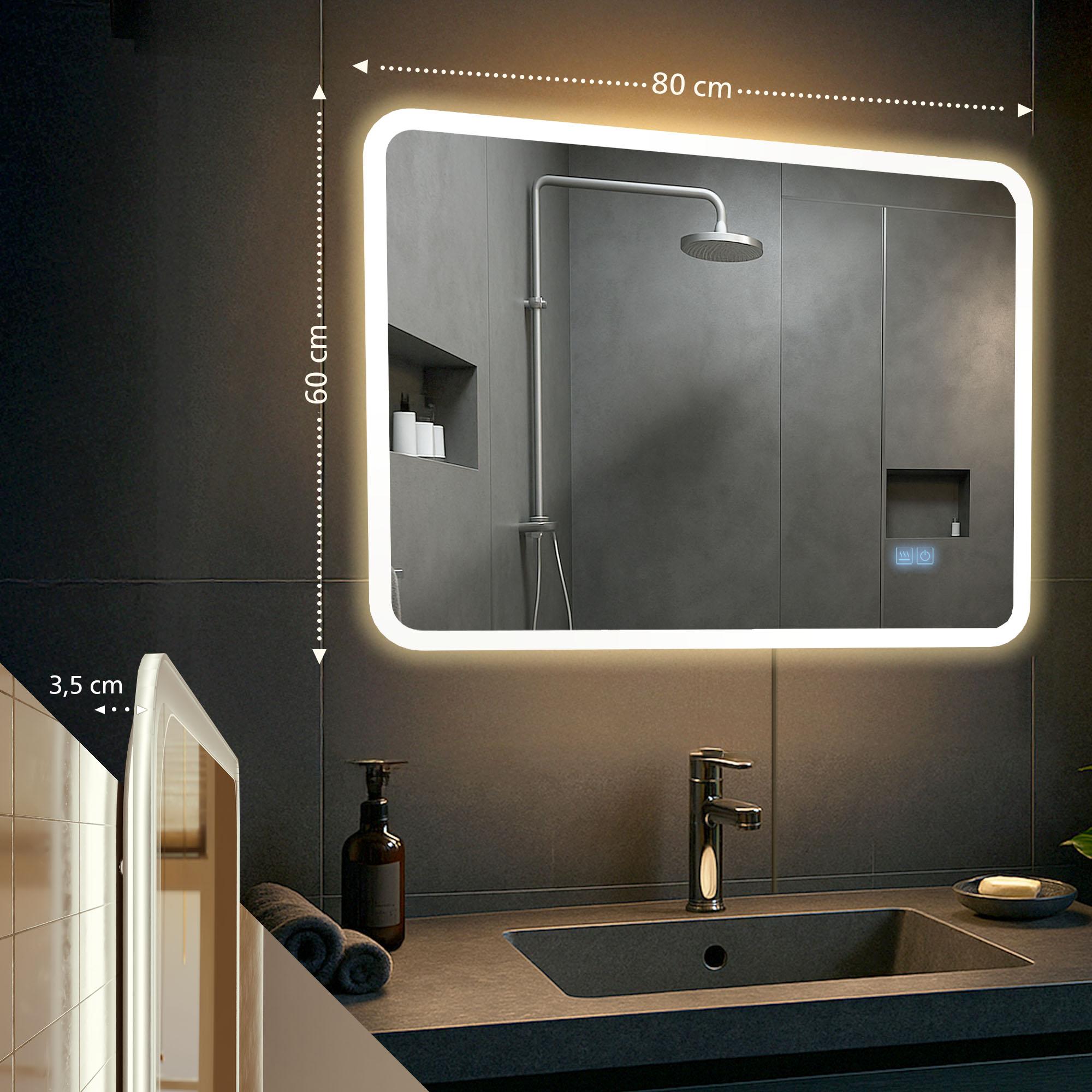 Badkamerspiegel Jericho met Bluetooth