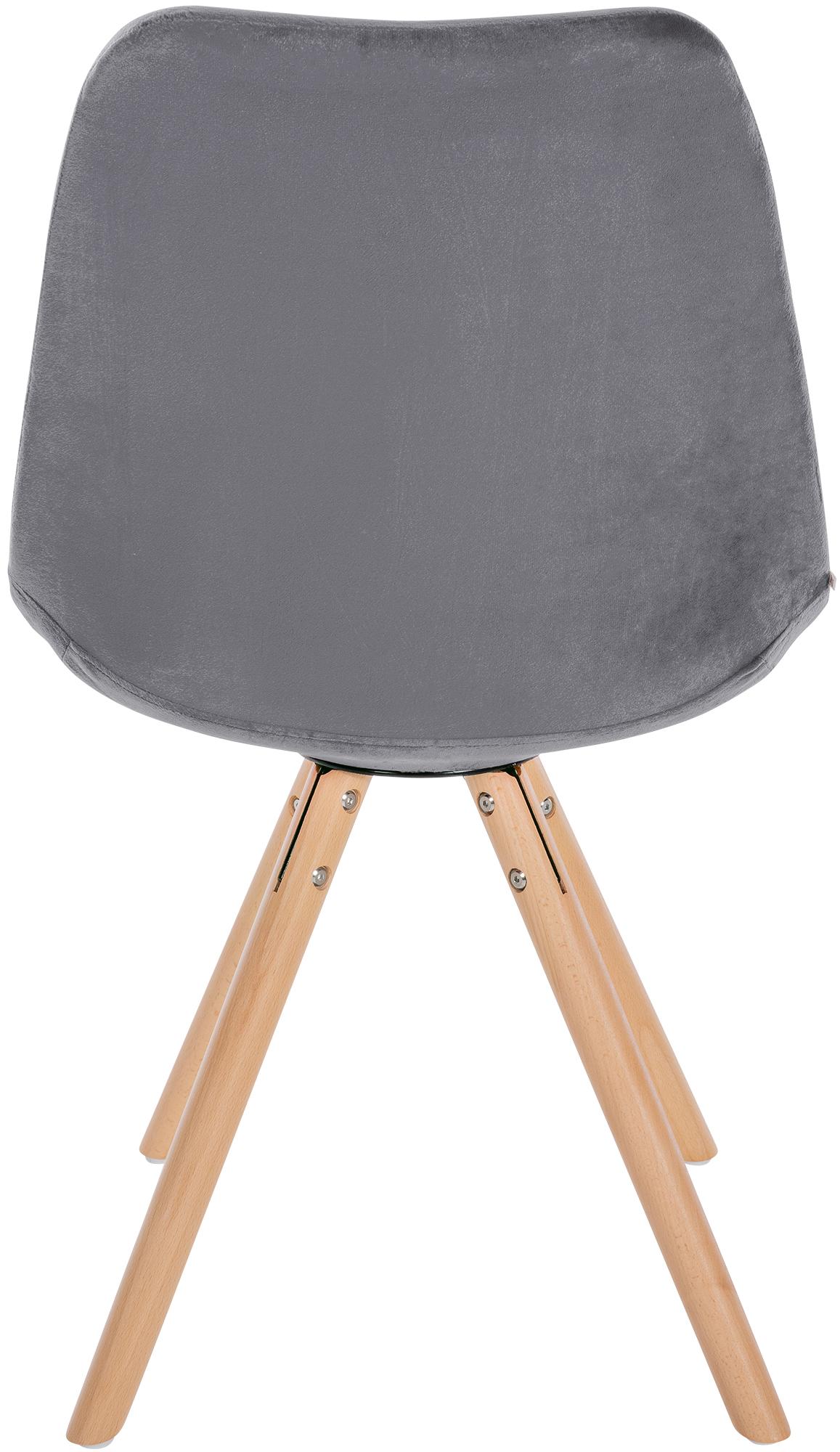 Set van 4 eetkamerstoelen Sofia fluweel