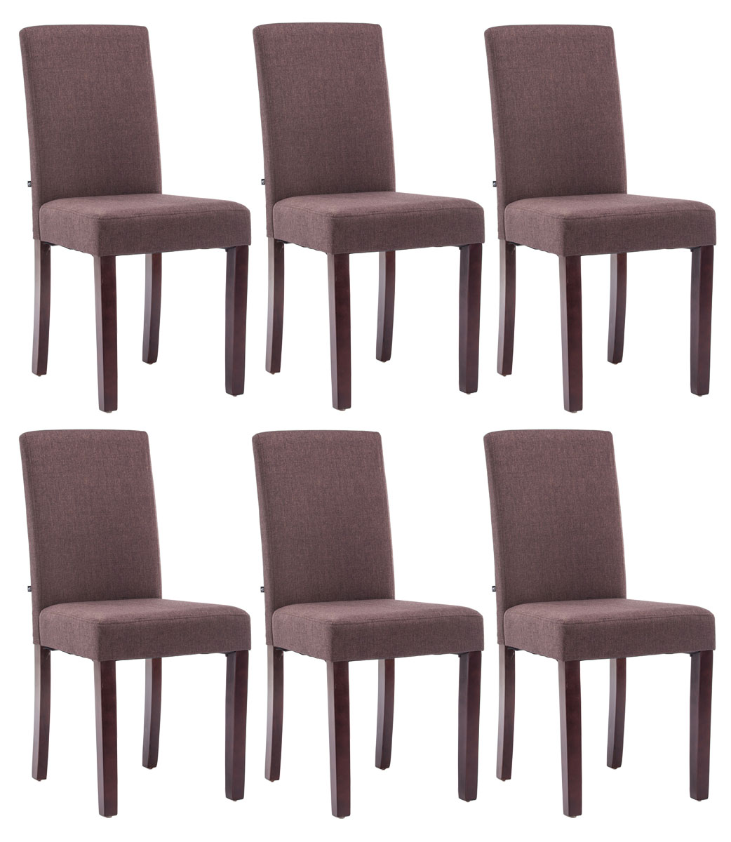 Set van 6 Eetkamerstoel Ina Stof