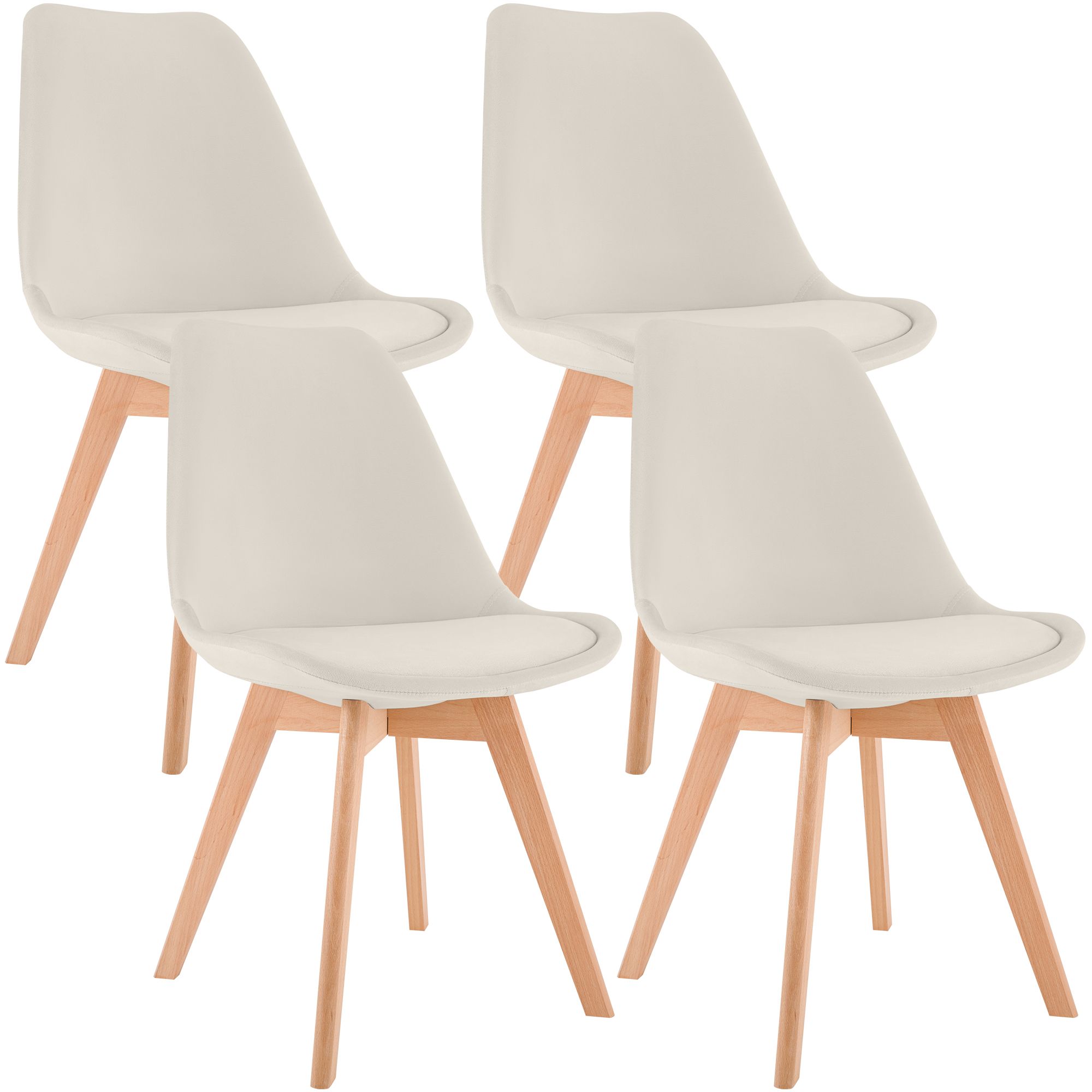 Set van 4 eetkamerstoelen Linares