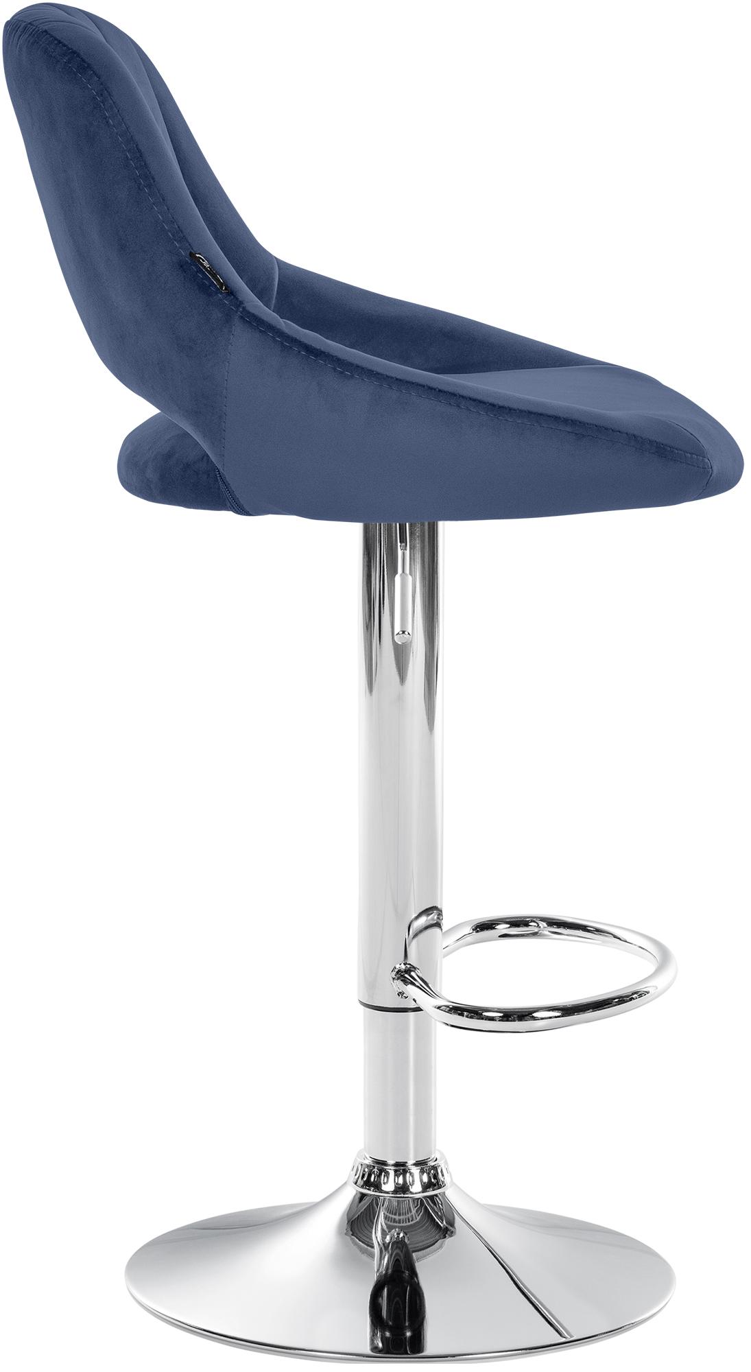 Set van 2 Barkrukken Milet Fluweel