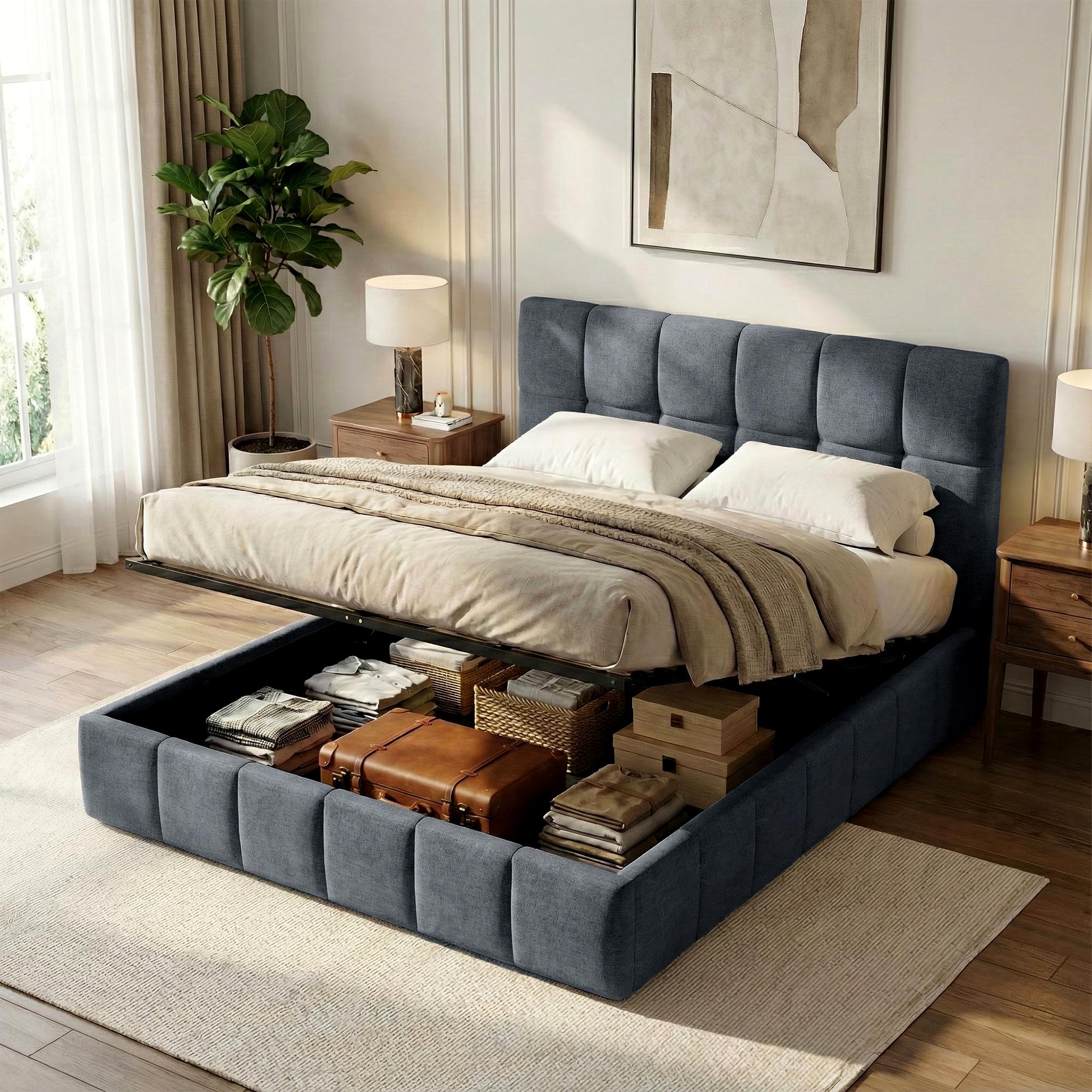 Gestoffeerd bed Ladia