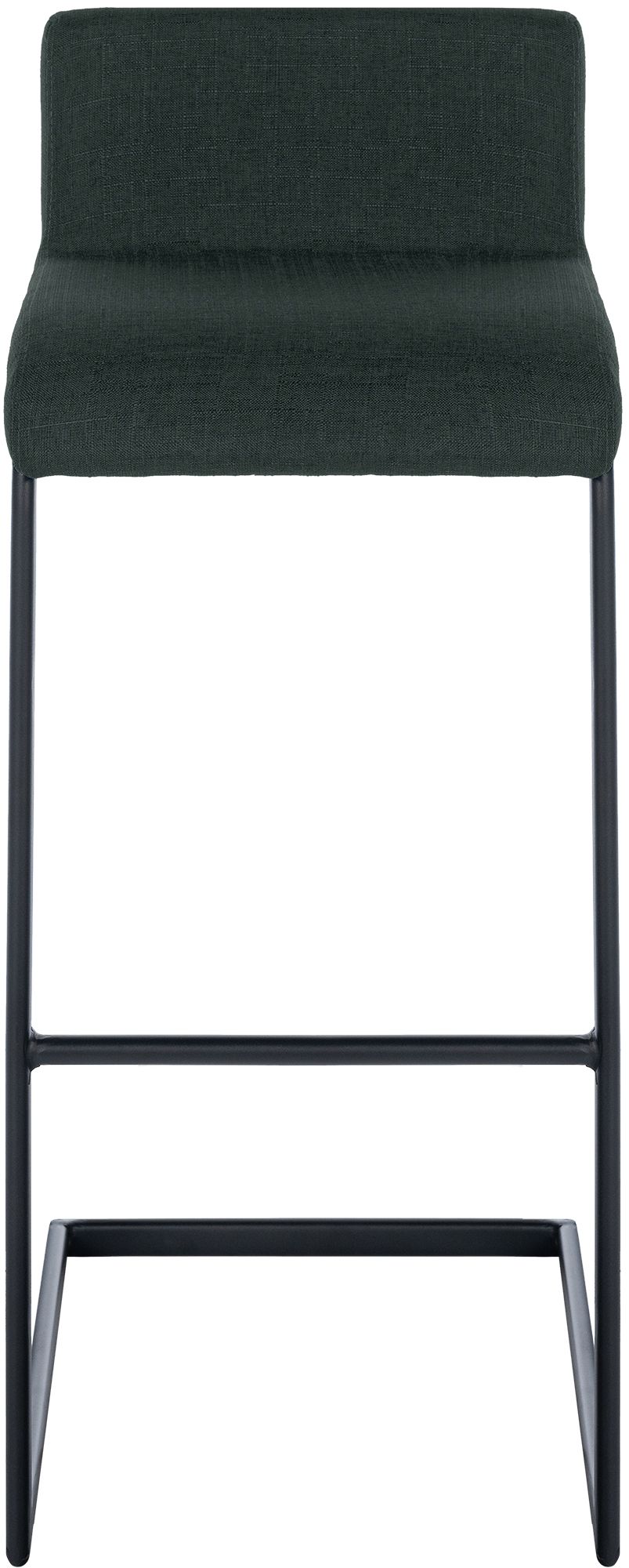 Set van 2 barkrukken Newport zwart metalen frame