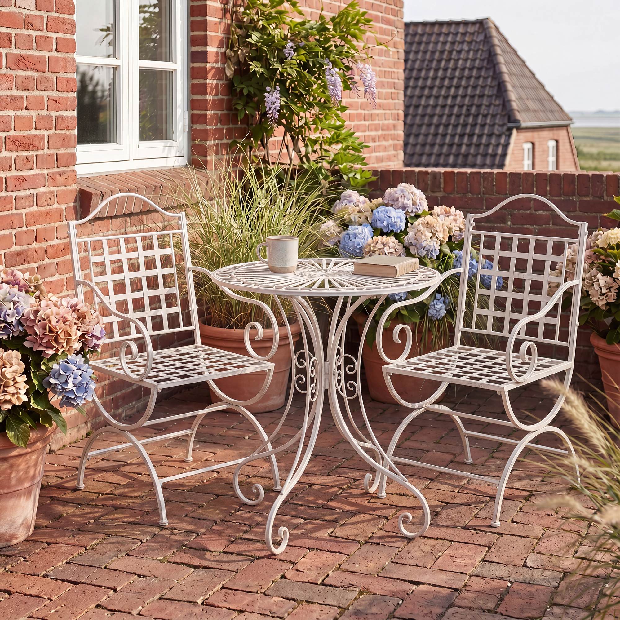 Tuinmeubelset Viro met 2 stoelen