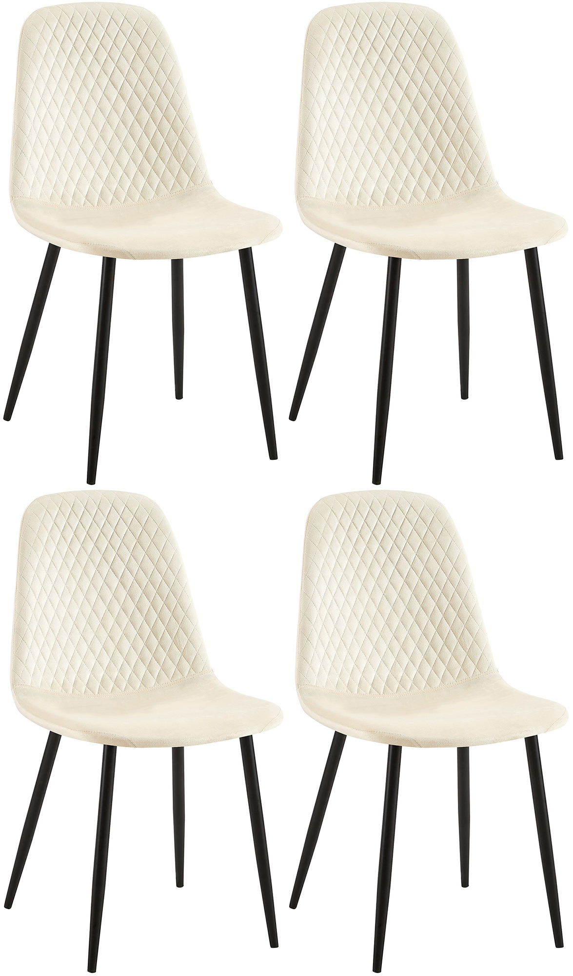 Set van 4 eetkamerstoelen Giverny