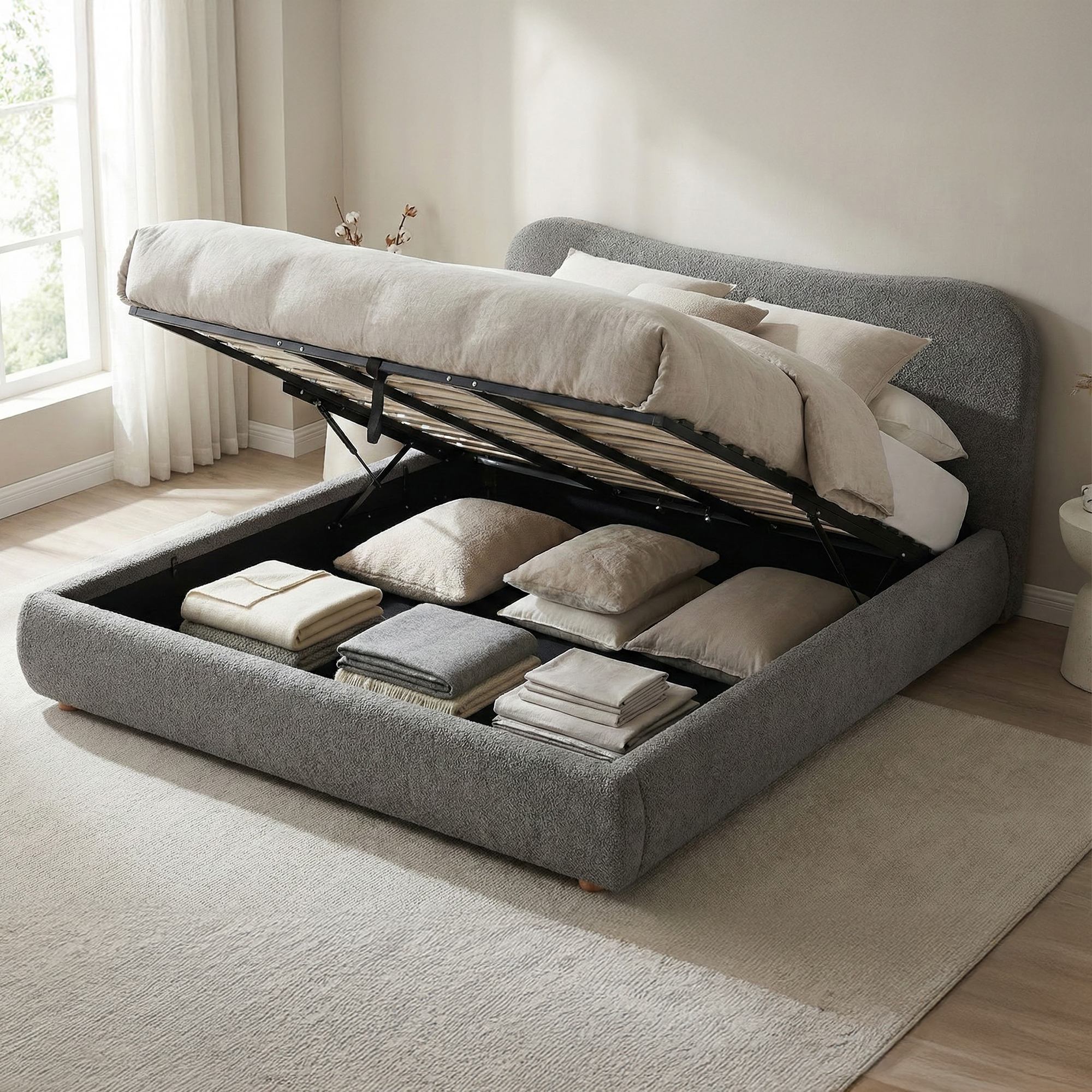 Gestoffeerd Bed Maido
