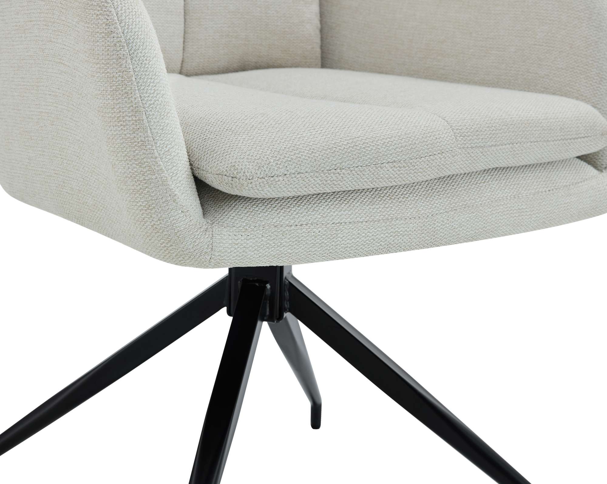 Set van 2 eetkamerstoelen Somers stof