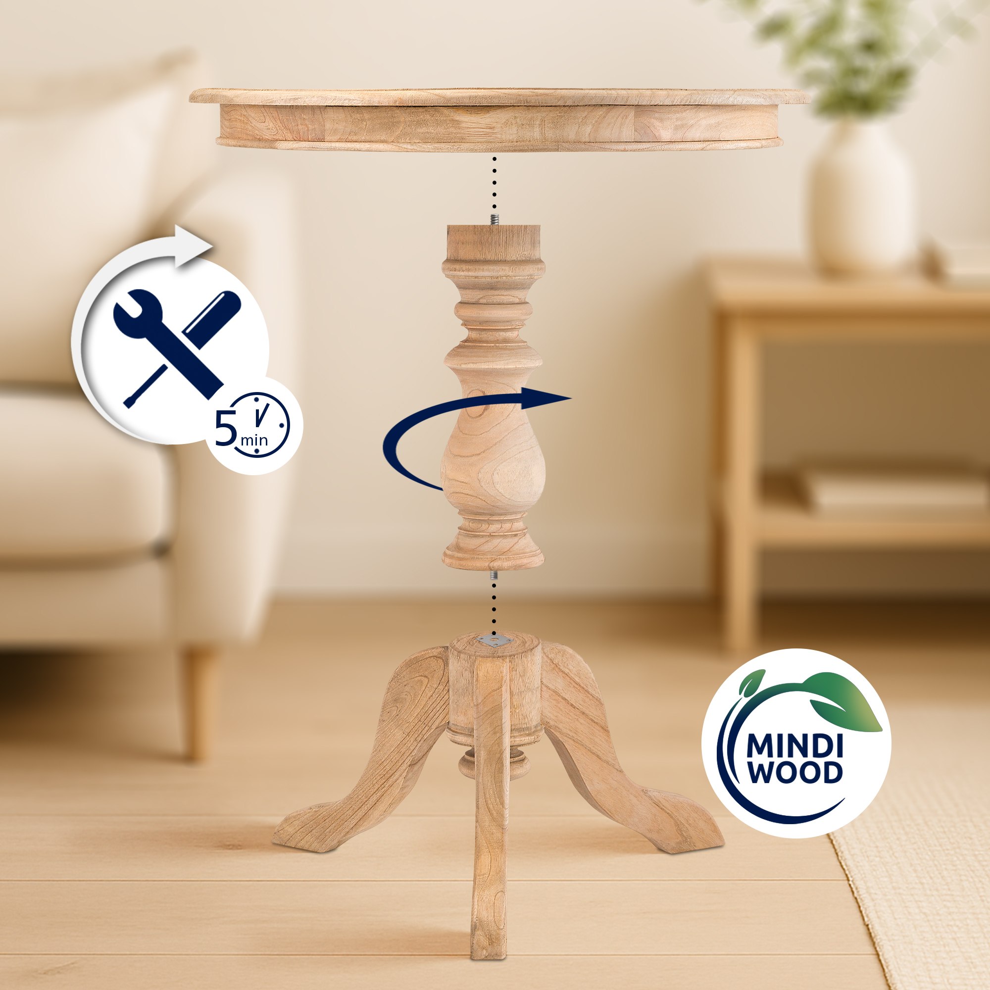 Bijzettafel Wiva 70 cm