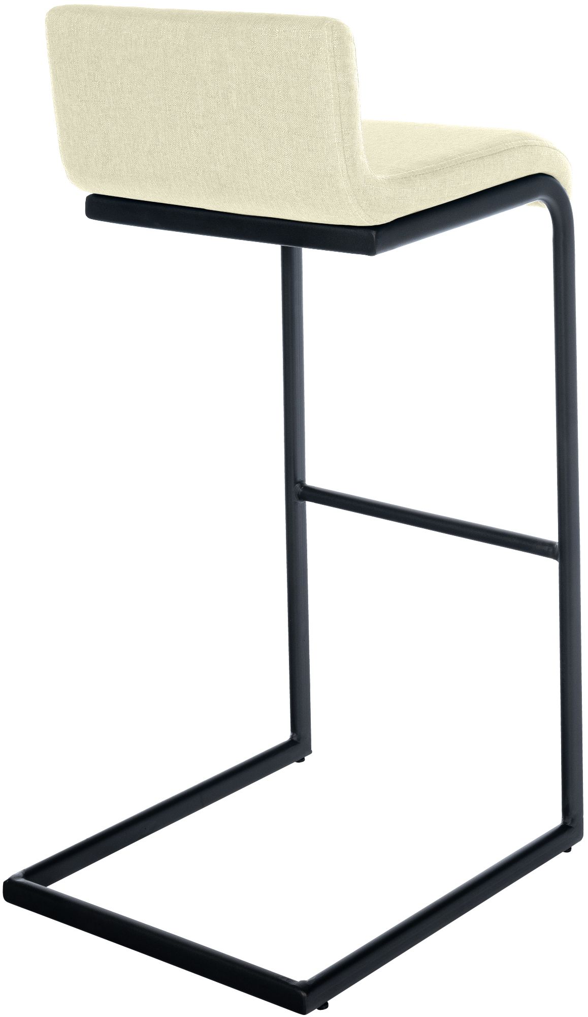 Set van 2 barkrukken Newport zwart metalen frame