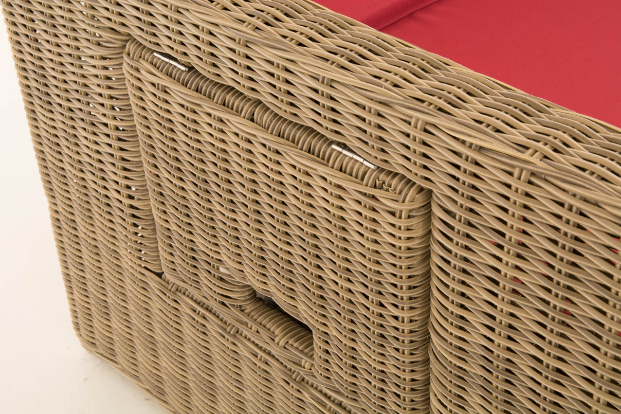 Wicker Loungebank ANCONA 5mm