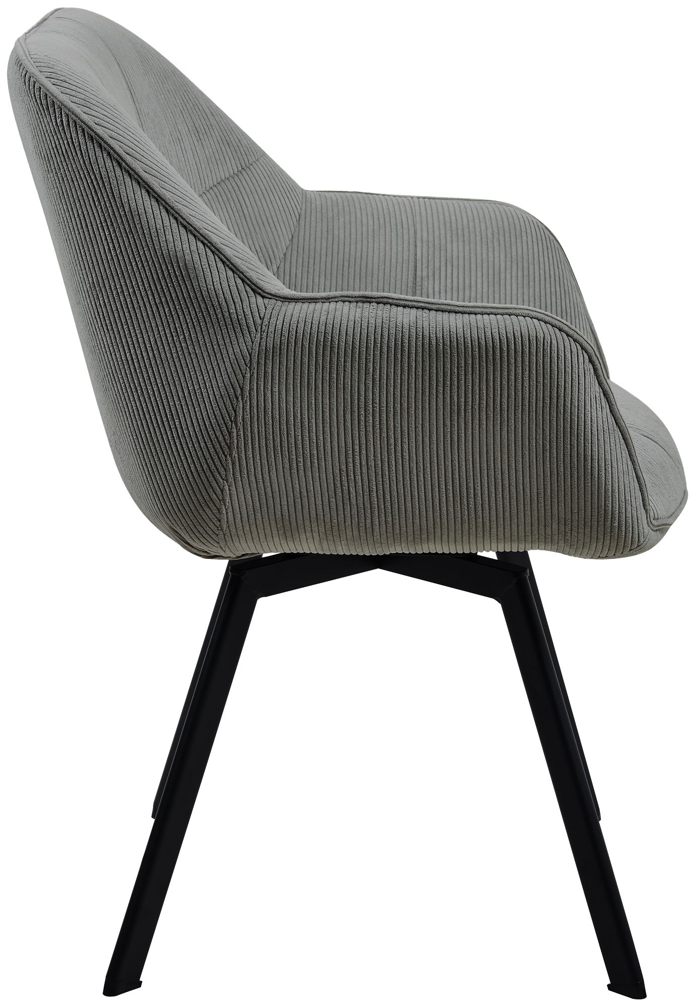 Set van 2 eetkamerstoelen Jordi Cord