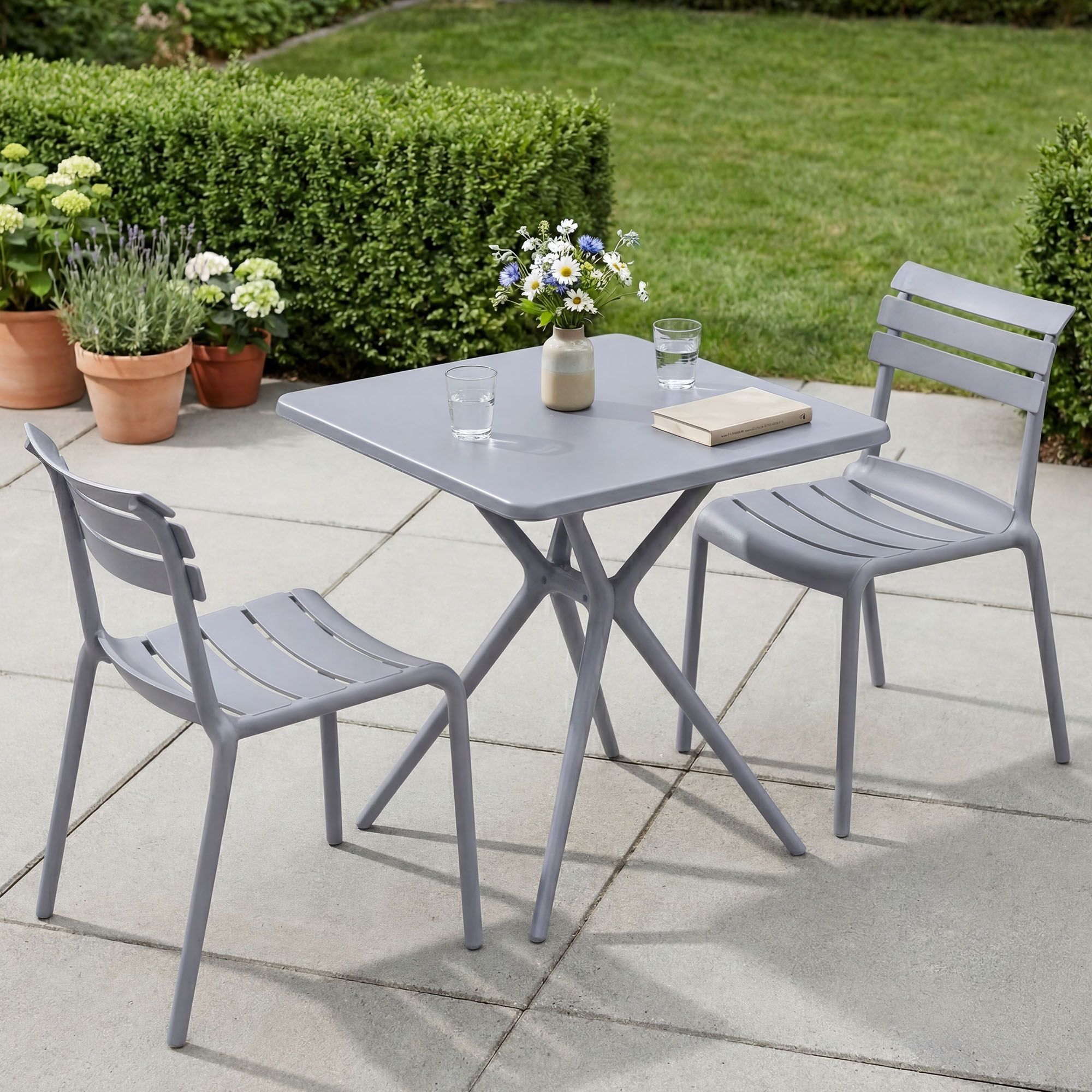 Tuinset Vela met 2 stoelen