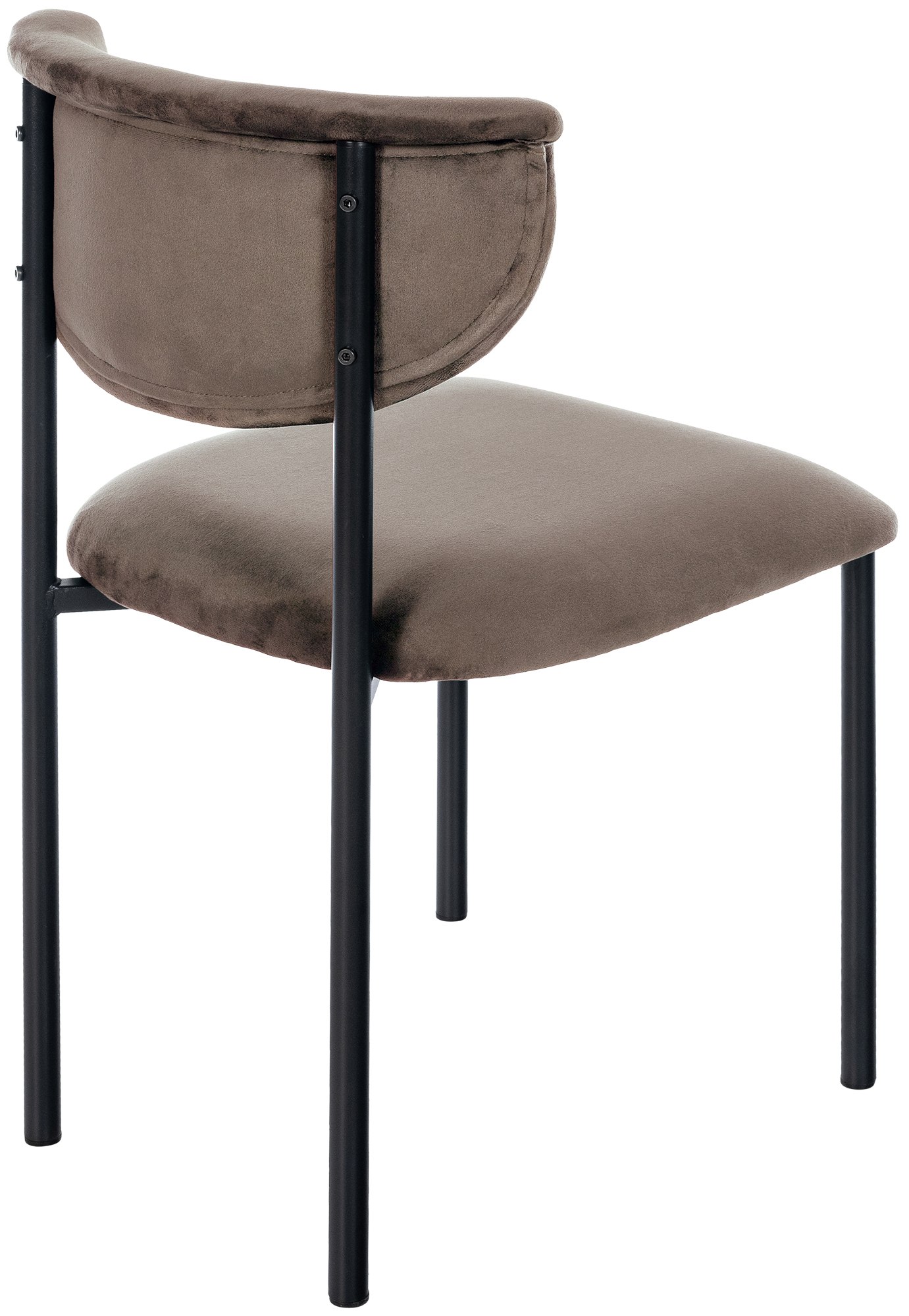 Set van 2 eetkamerstoelen Gambell fluweel