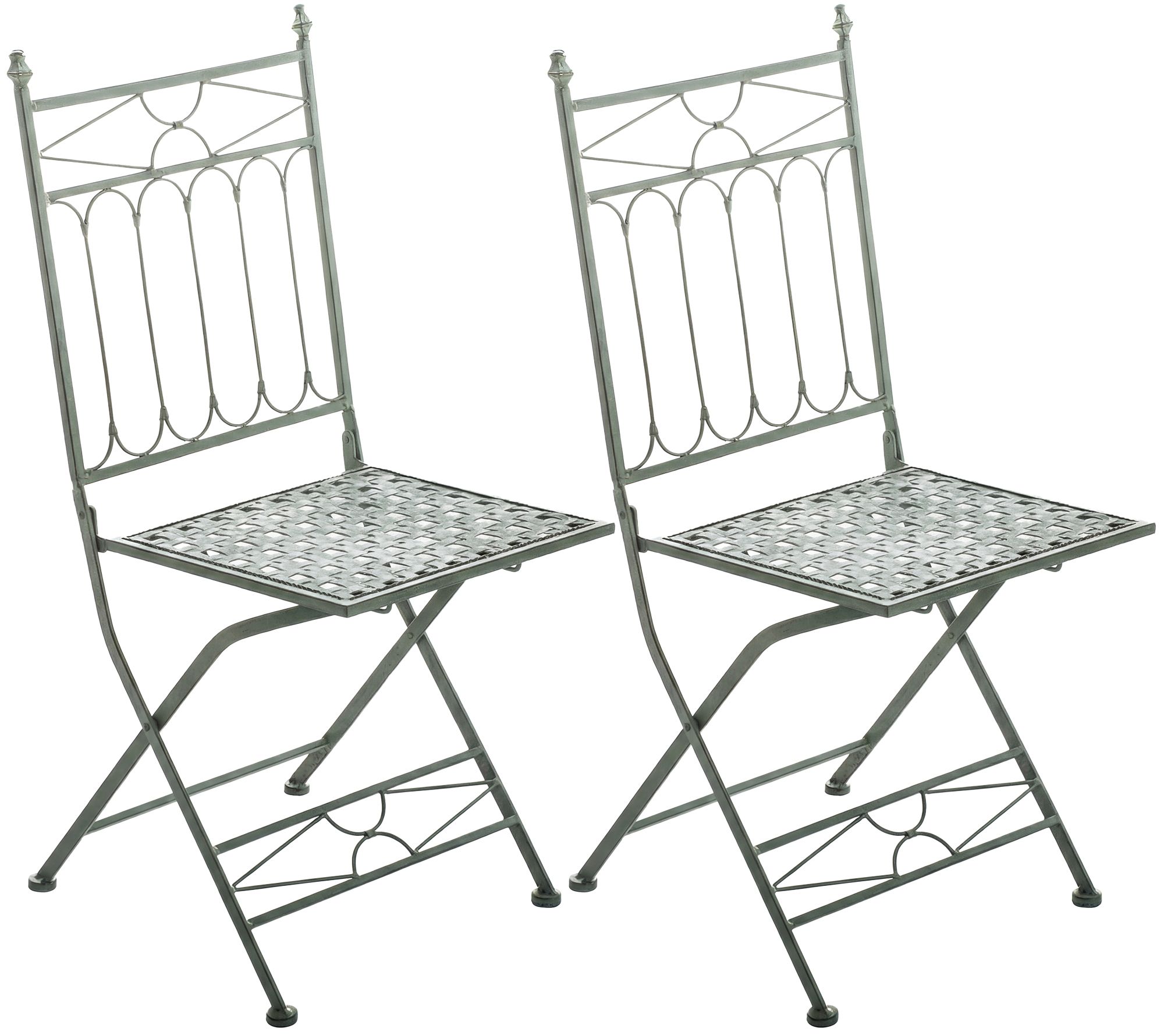 Set van 2 opvouwbare tuinstoelen Asina