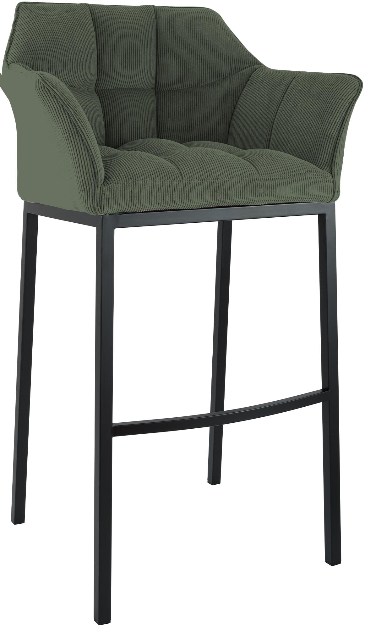 Barkruk Damaso Cord met Vierpootsframe