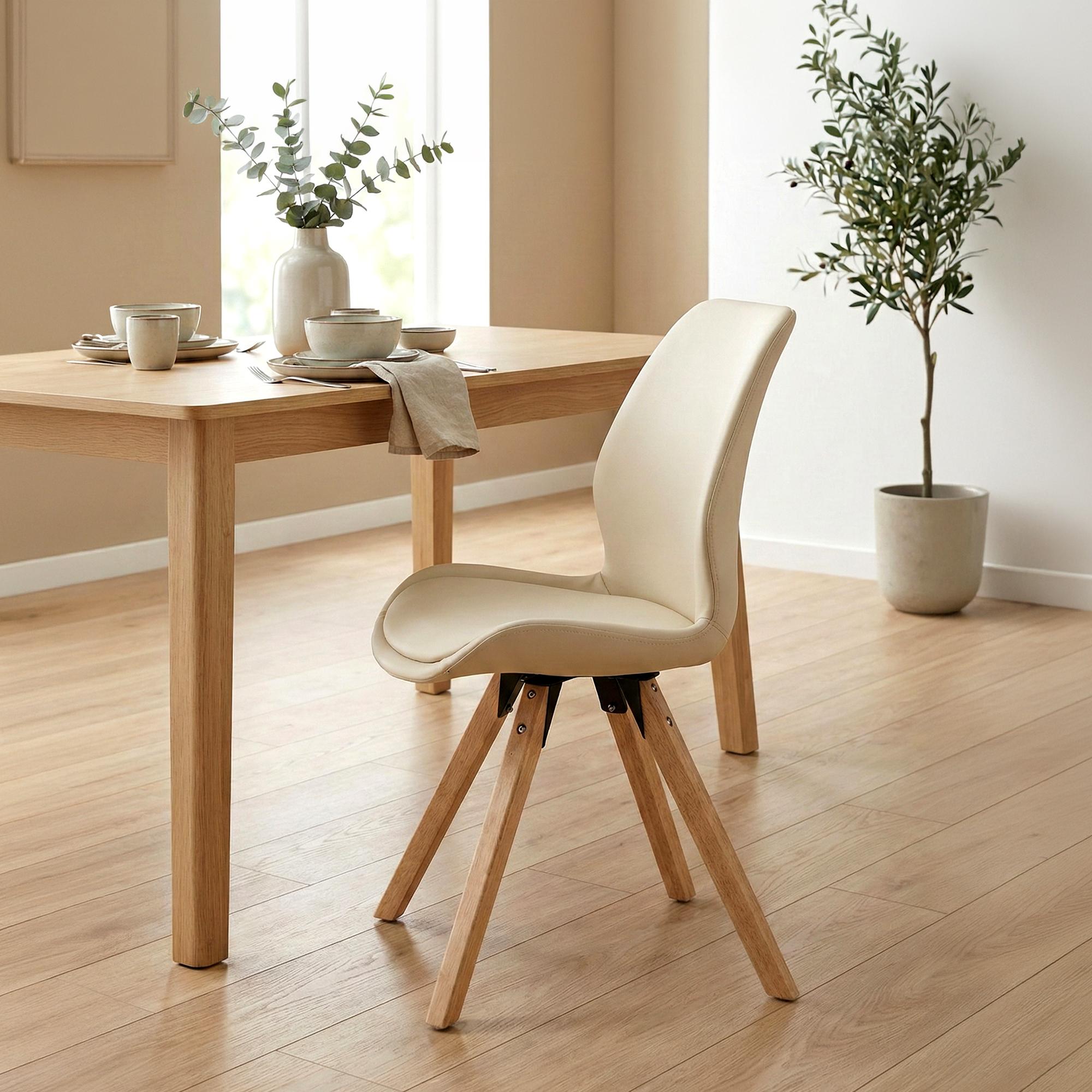 Set van 2 Eetkamerstoelen Luna