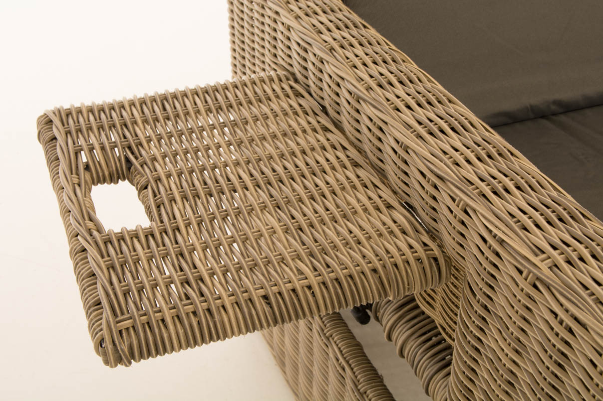 Wicker Loungebank ANCONA 5mm