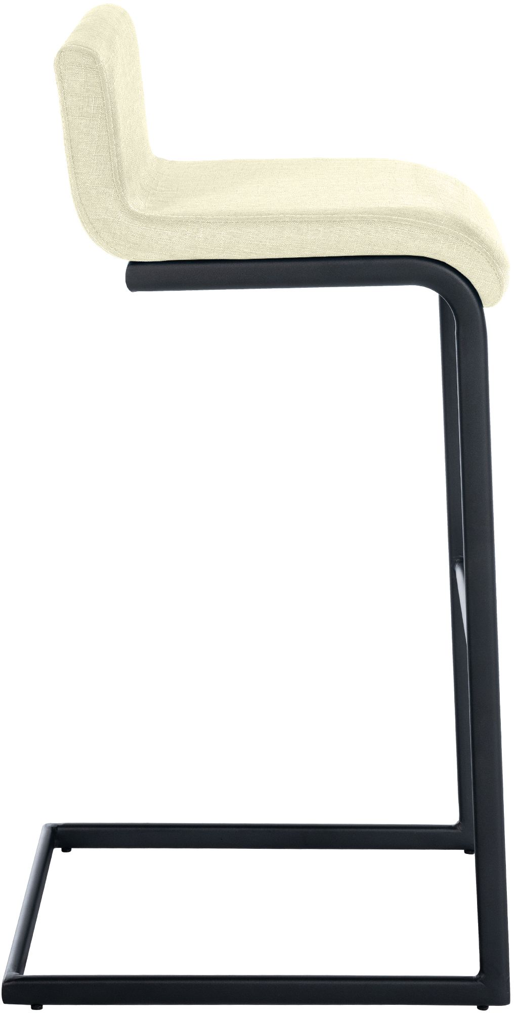 Set van 2 barkrukken Newport zwart metalen frame