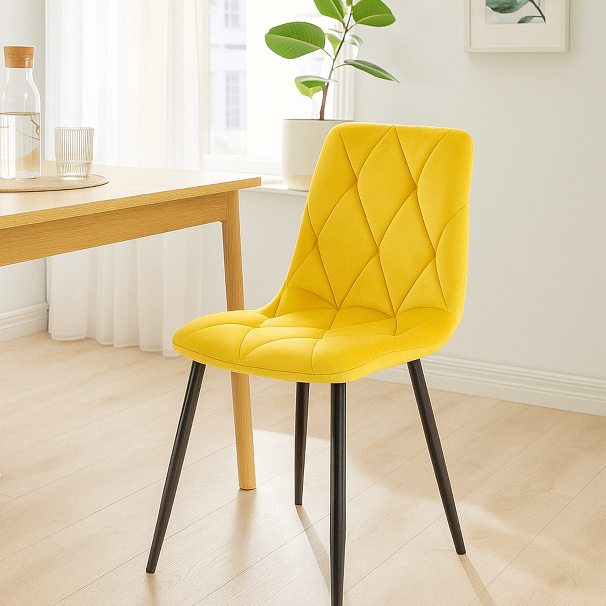 Set van 2 Eetkamerstoelen Clairton