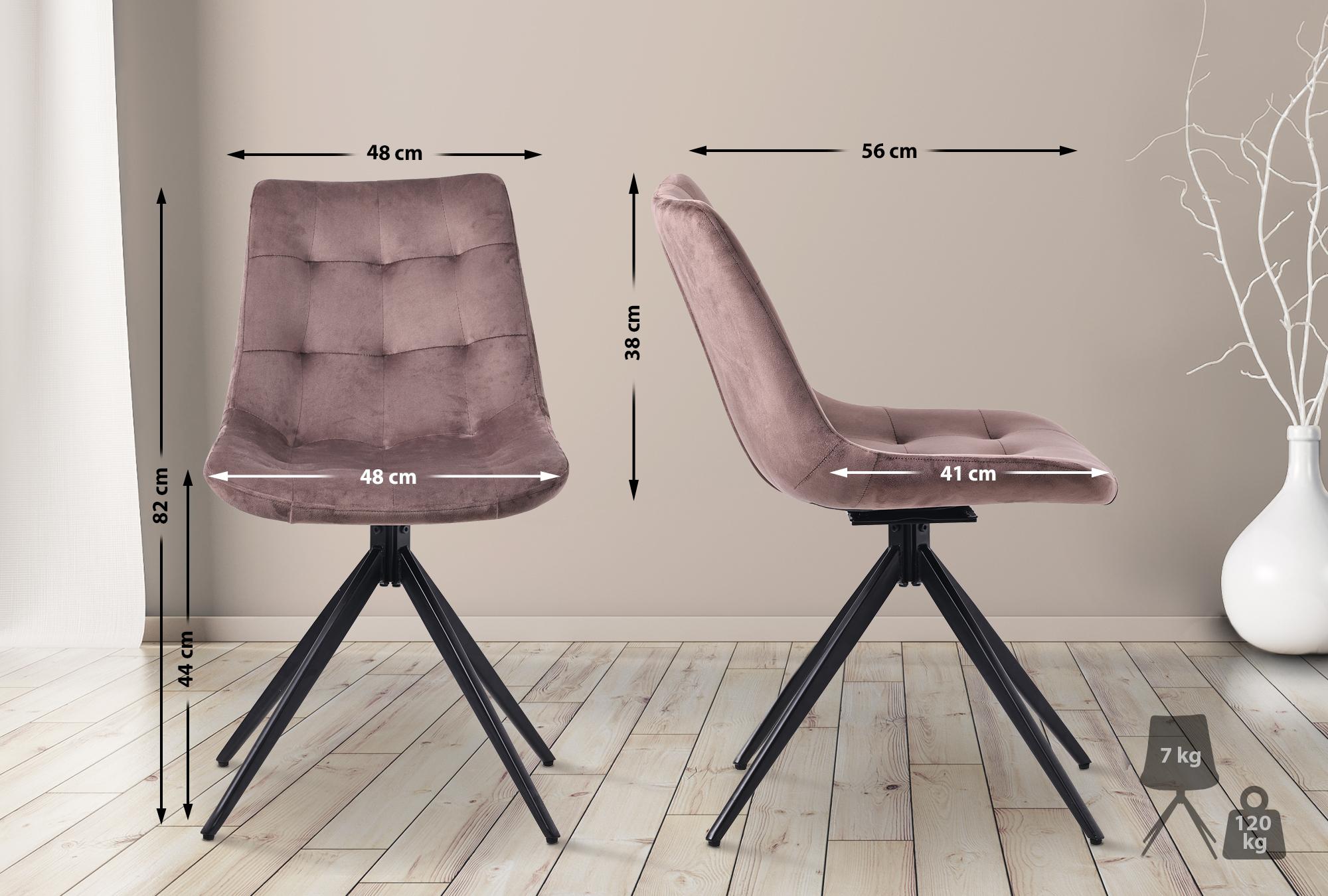 Set van 2 eetkamerstoelen Merna