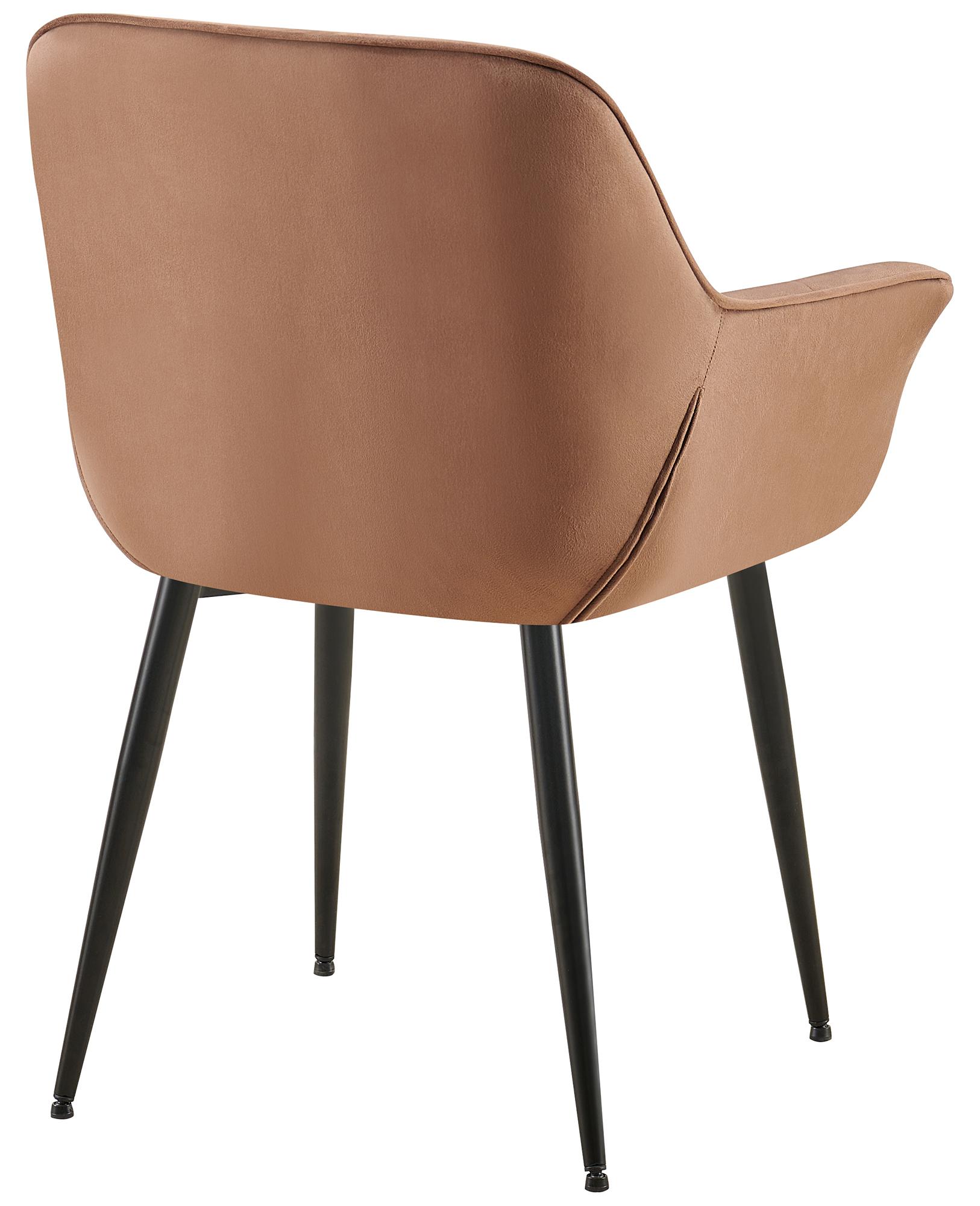 Set van 2 Eetkamerstoelen Roseville fluweel