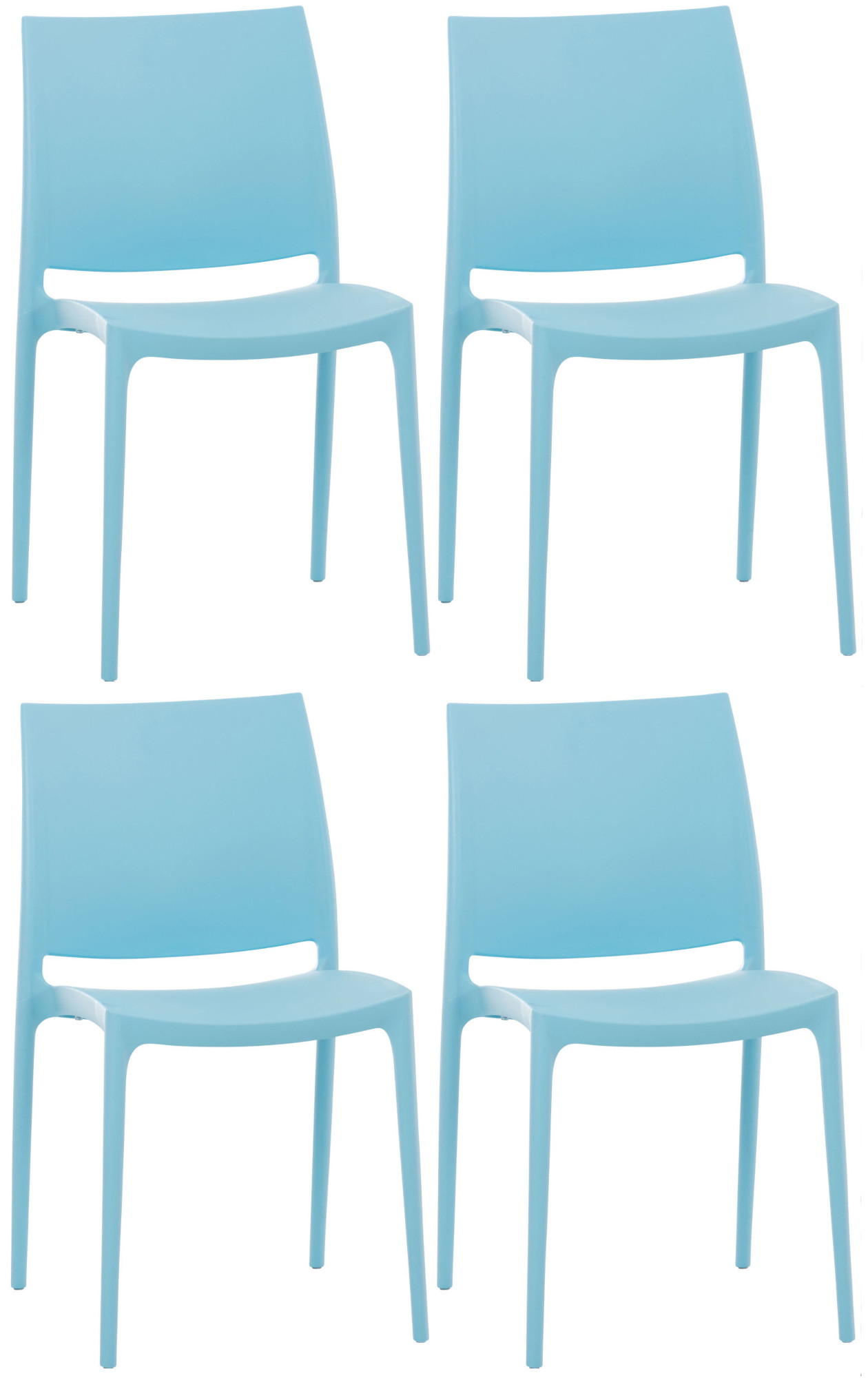 Set van 4 Maya stoelen