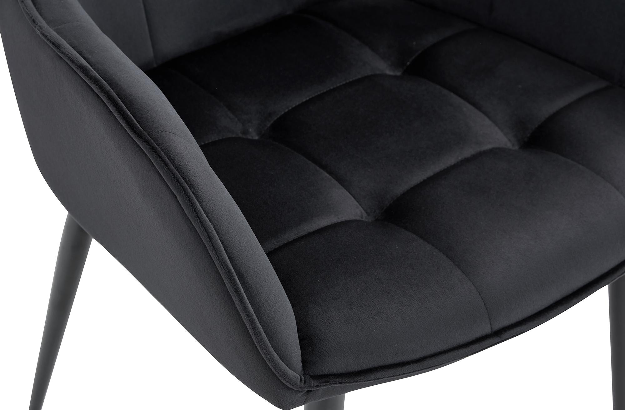 Set van 2 eetkamerstoelen Ferndale fluweel